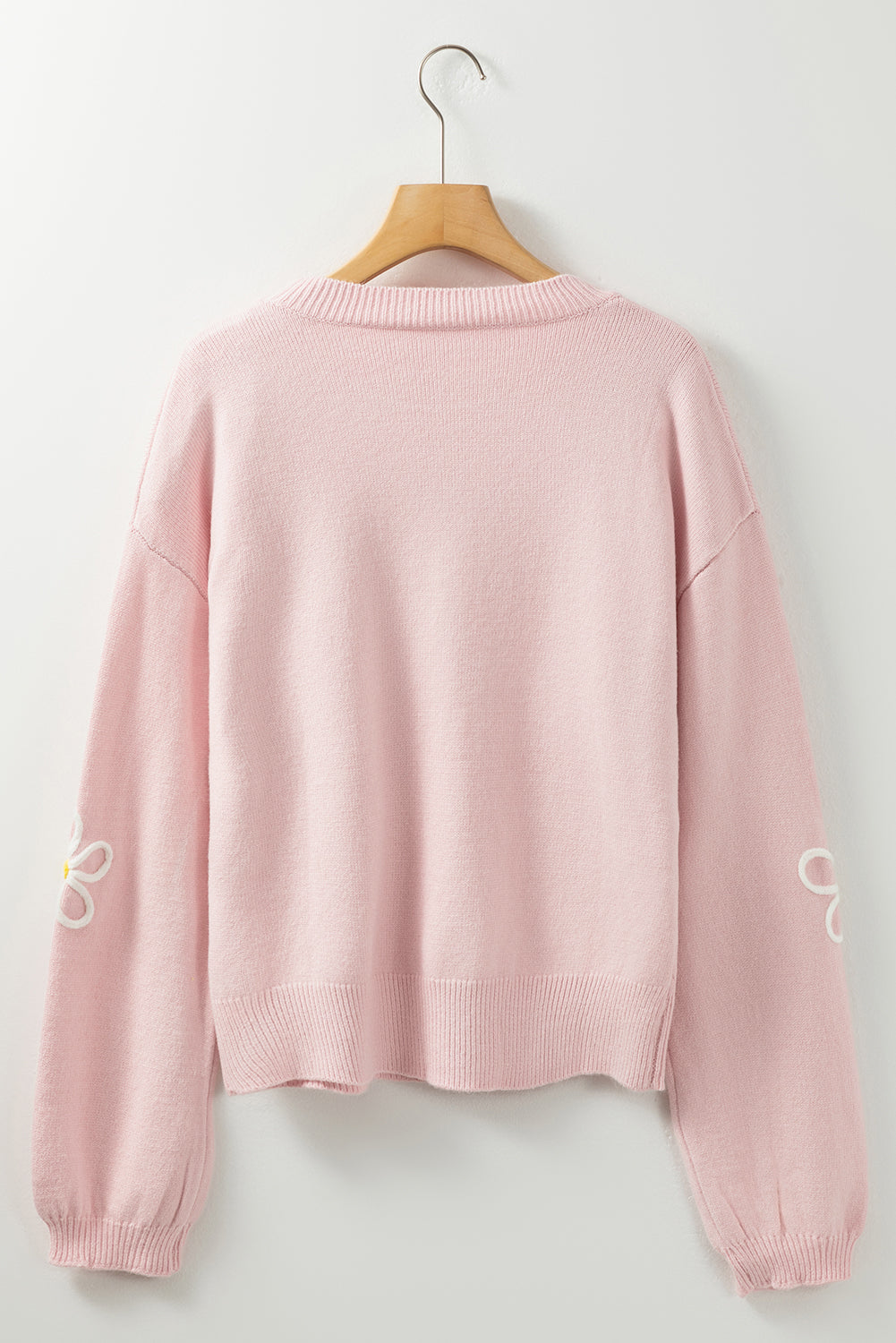 Daisy Stitched Sweater - Eolante Clothing