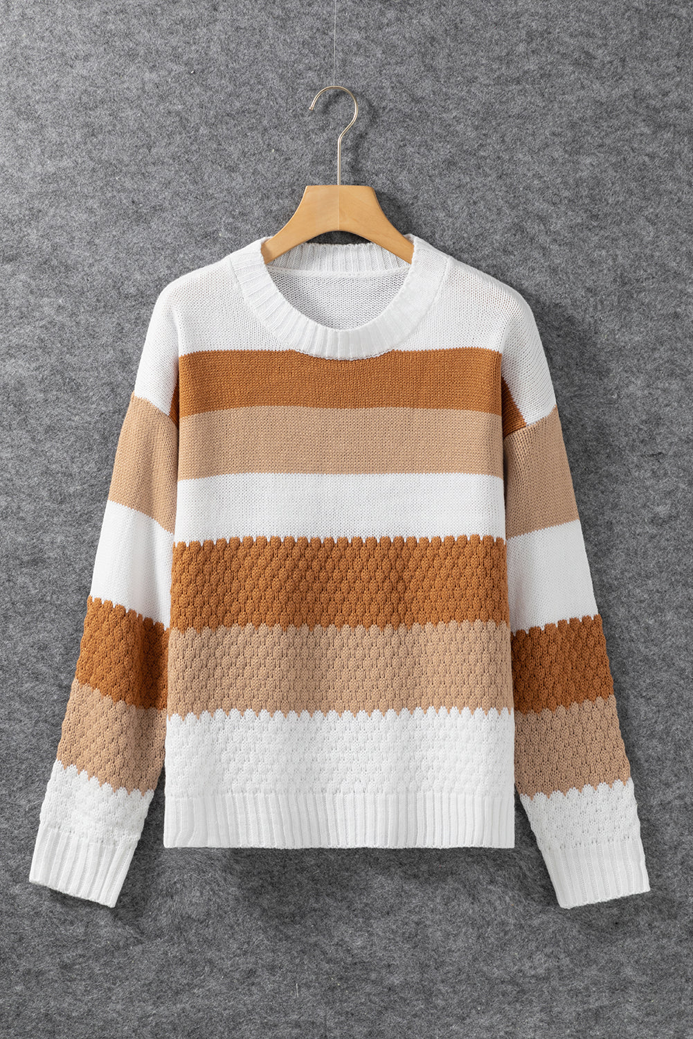 Cable Knit Shoulder Sweater - Eolante Clothing