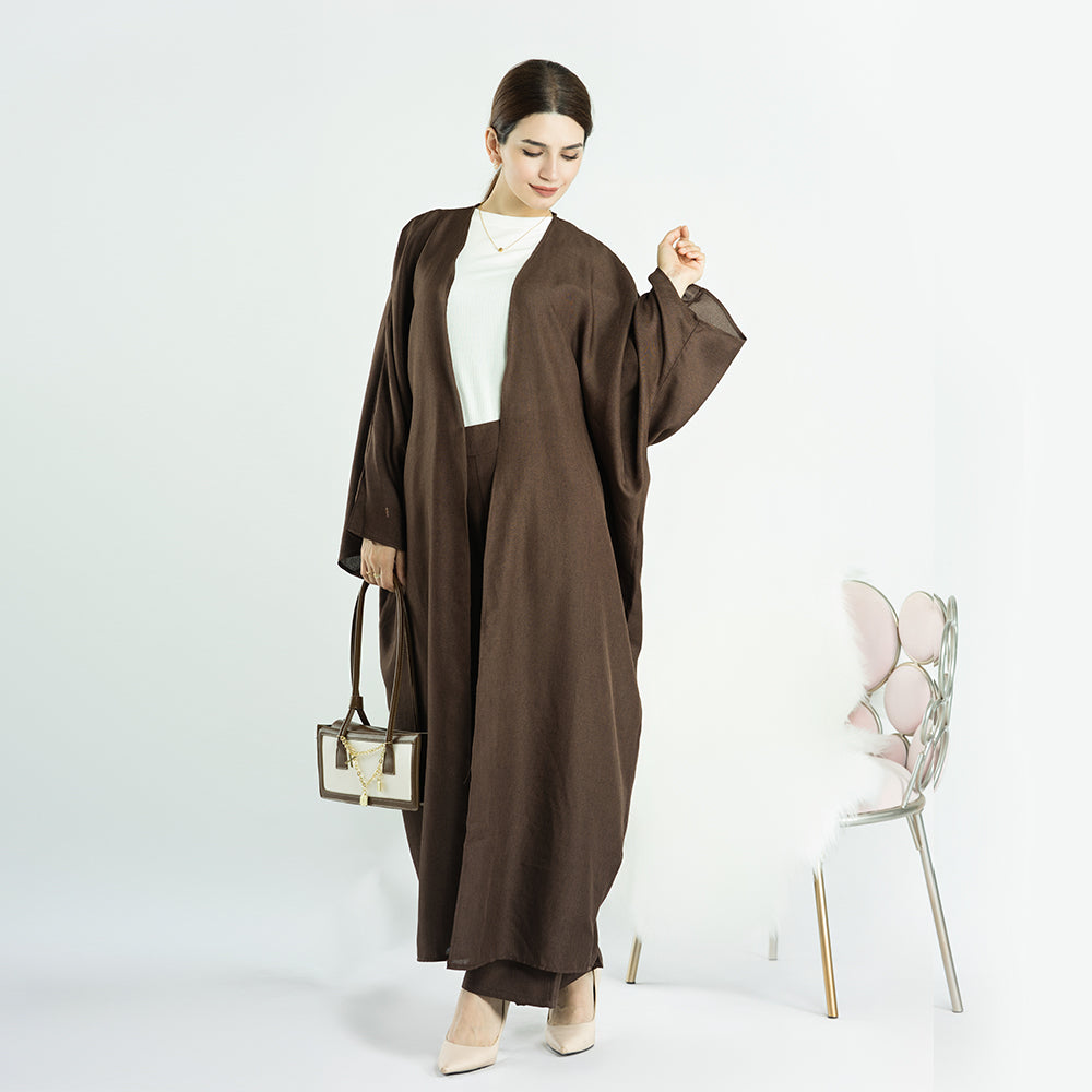 2 Piece Abaya Set, Dress and Pants For Casual to Formal Events - Eolante Clothing