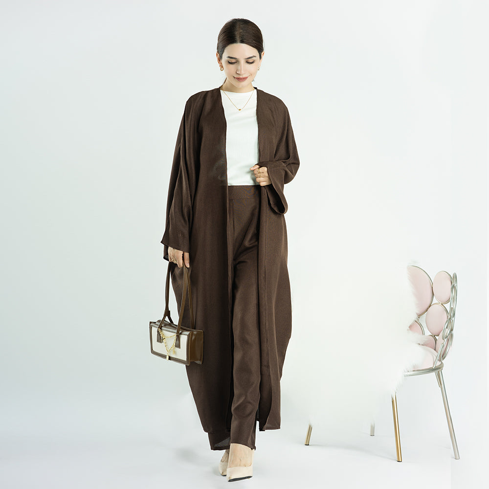 2 Piece Abaya Set, Dress and Pants For Casual to Formal Events - Eolante Clothing