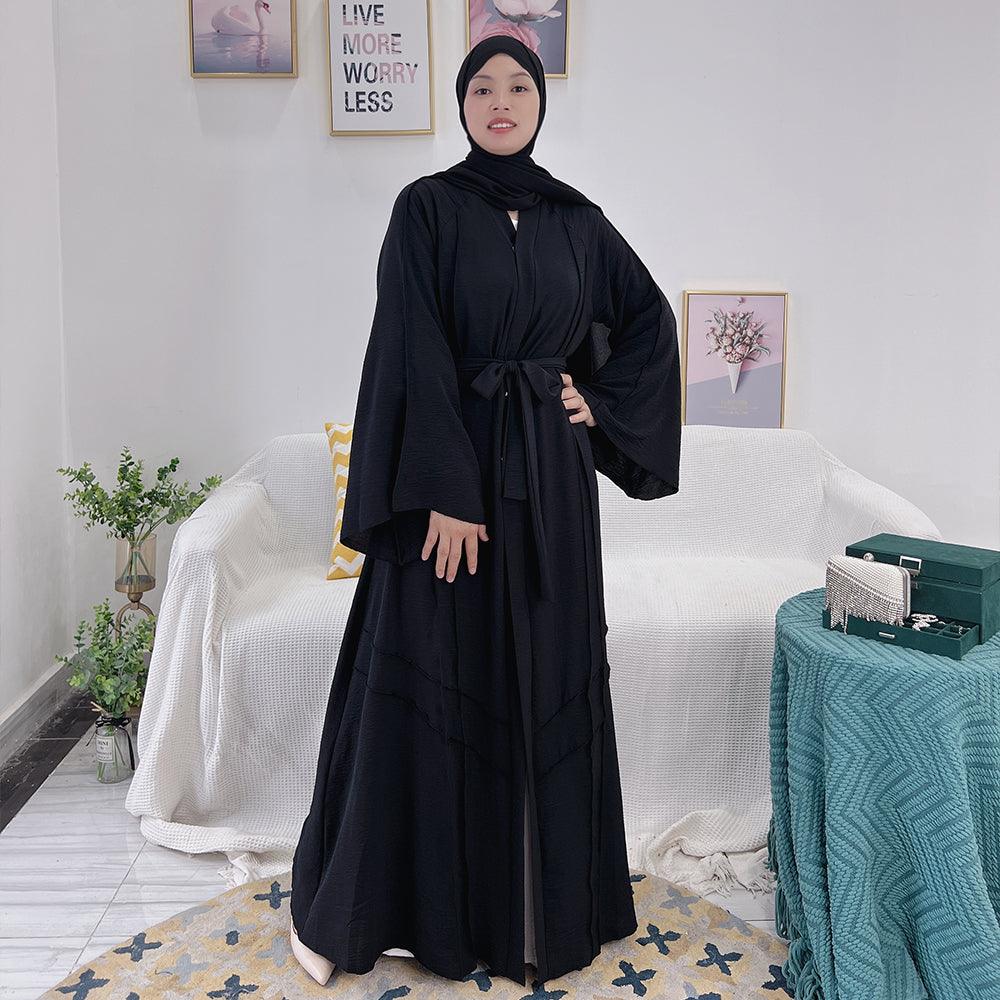 Flowy Reversed Seam Abaya | Eolante Clothing