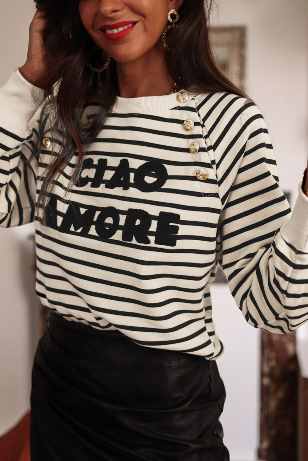 CIAO AMORE Pullover Sweatshirt - Eolante Clothing