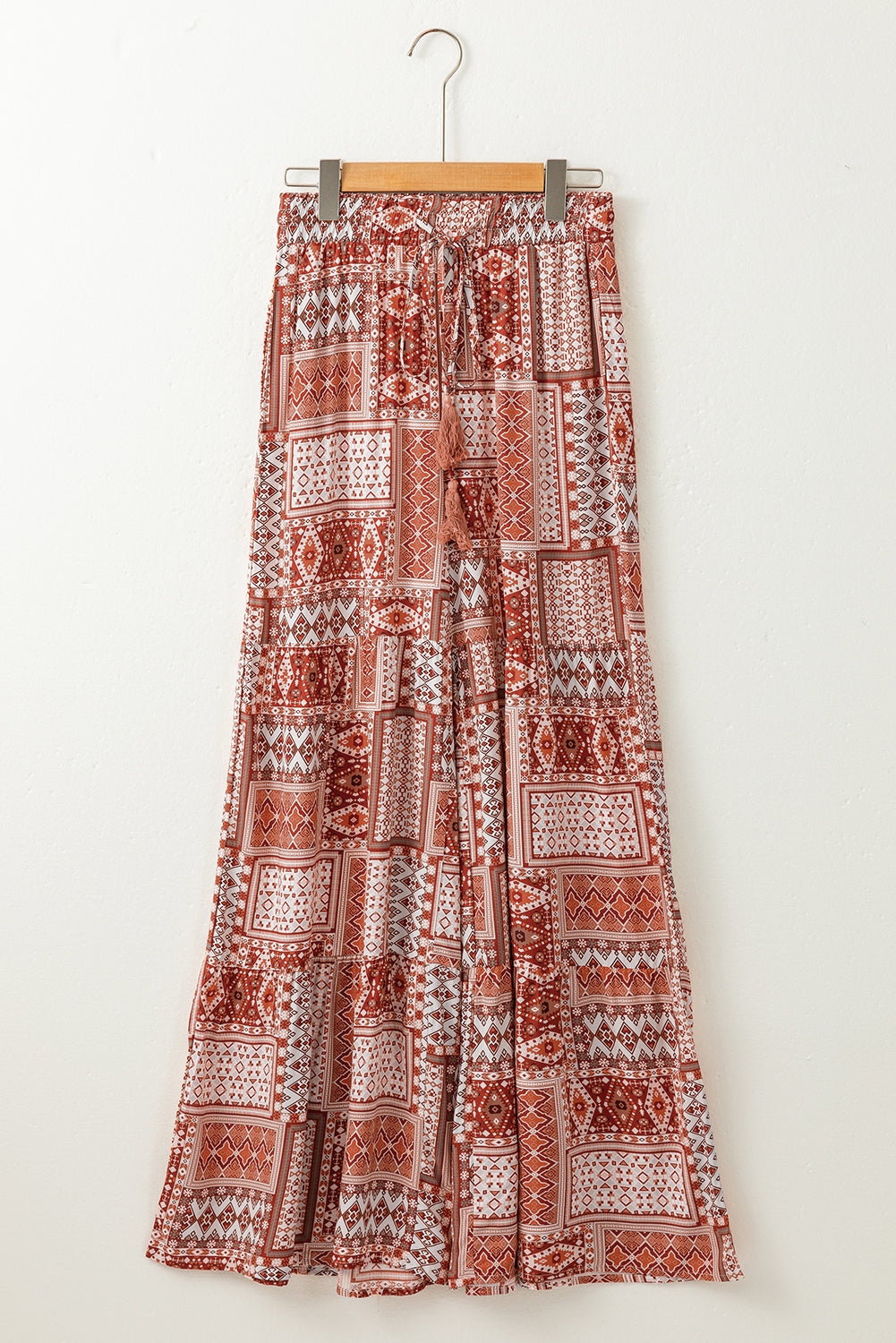 Aztec Tiered Palazzo Pants - Eolante Clothing