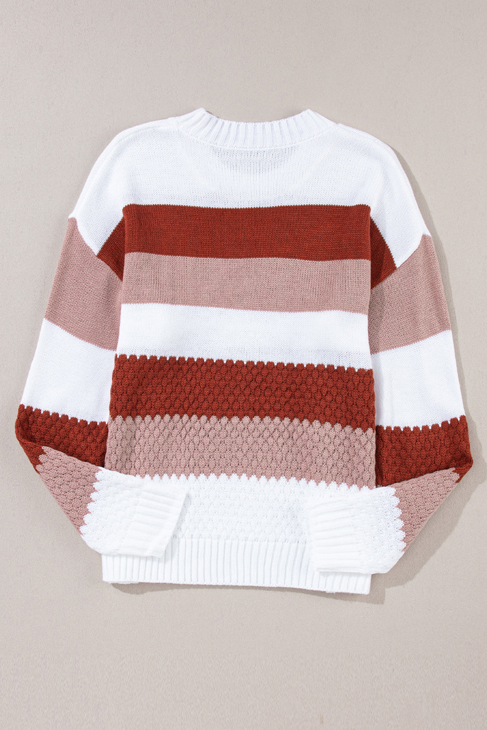 Cable Knit Shoulder Sweater - Eolante Clothing