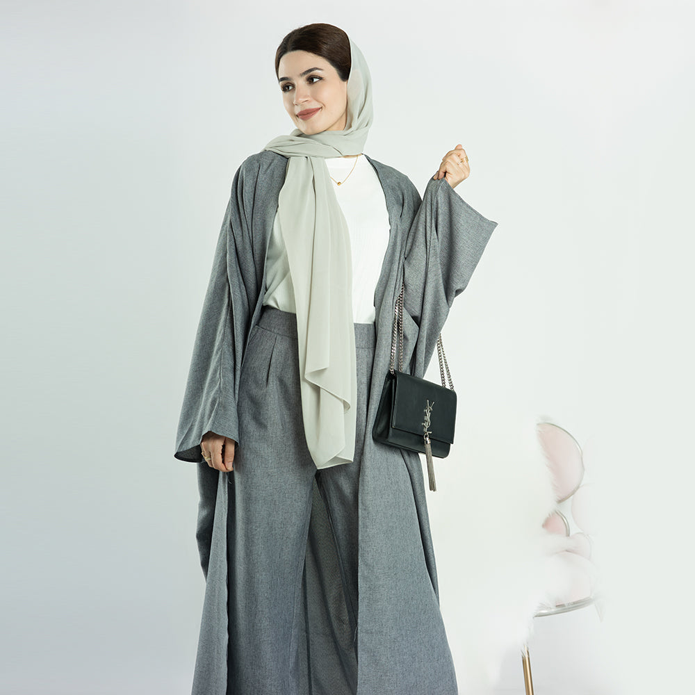 Dress and Pants Abaya Set | Eolante Clothing 