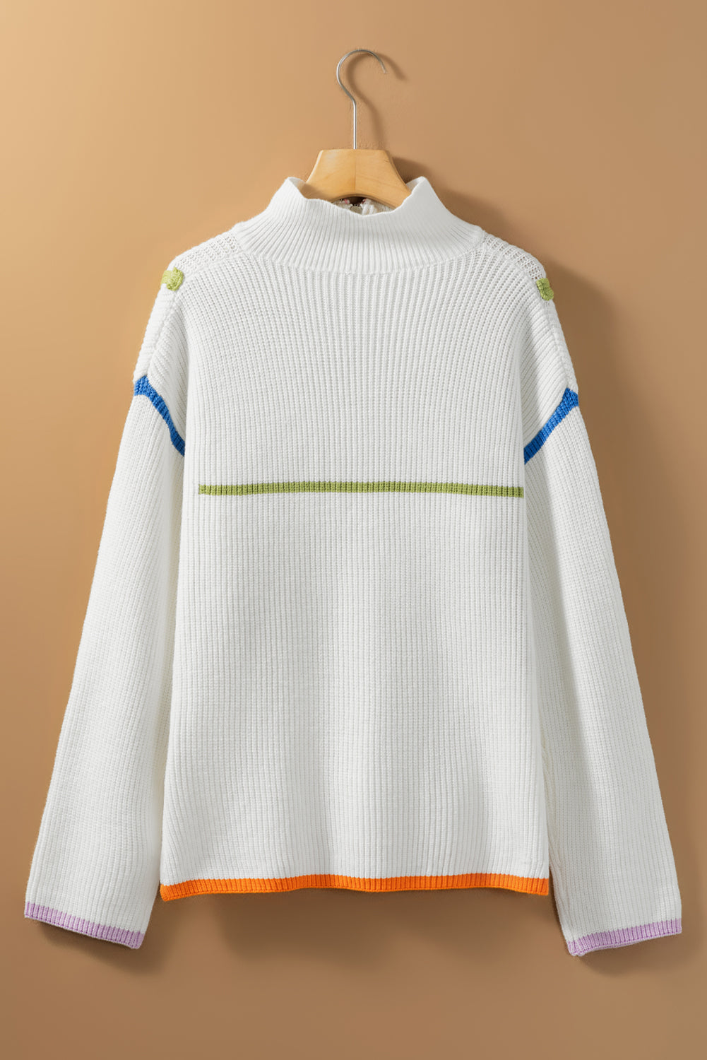 Quarter Zip Style Sweater - Eolante Clothing