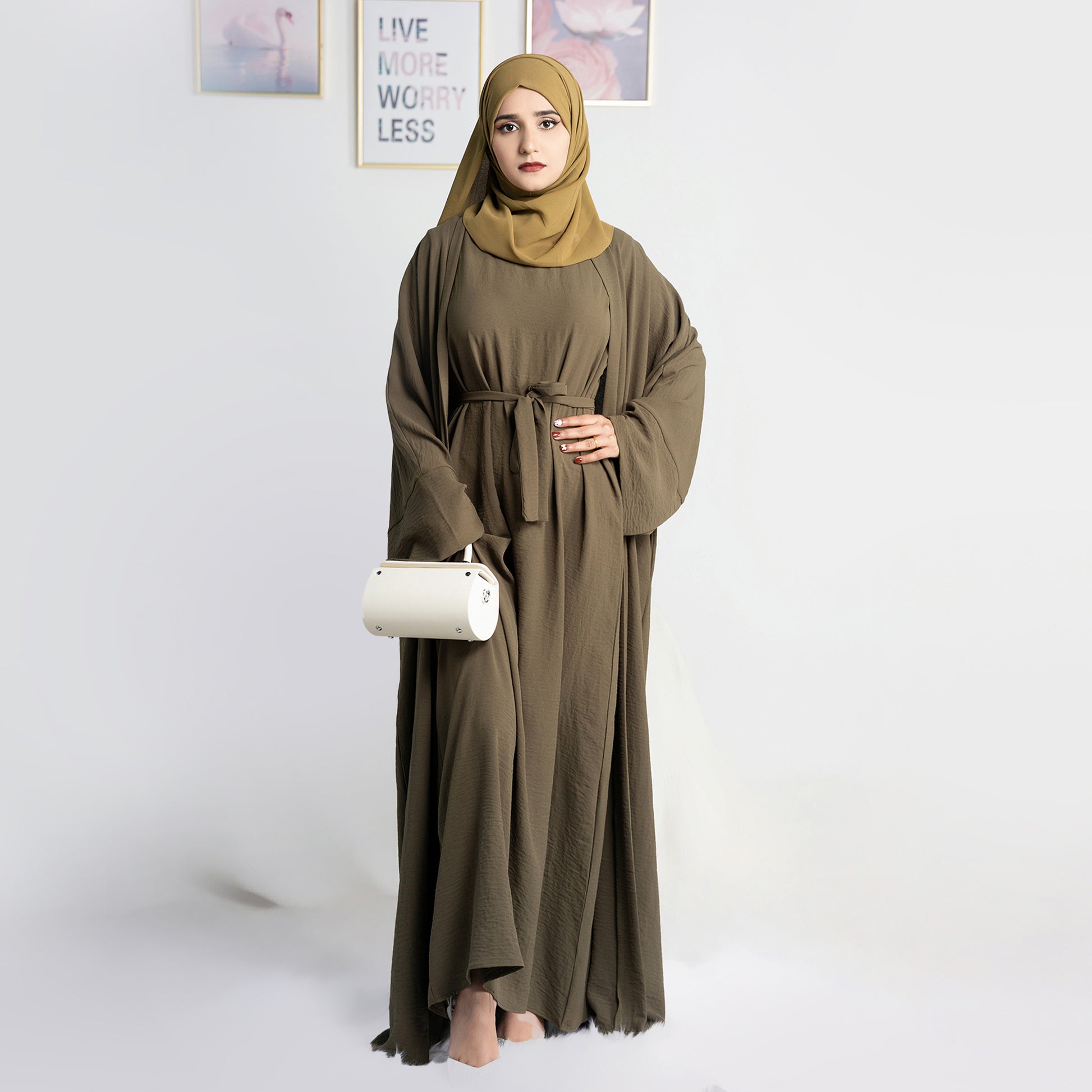 Flowy Sleeveless Inner Dress for Abaya - Eolante Clothing