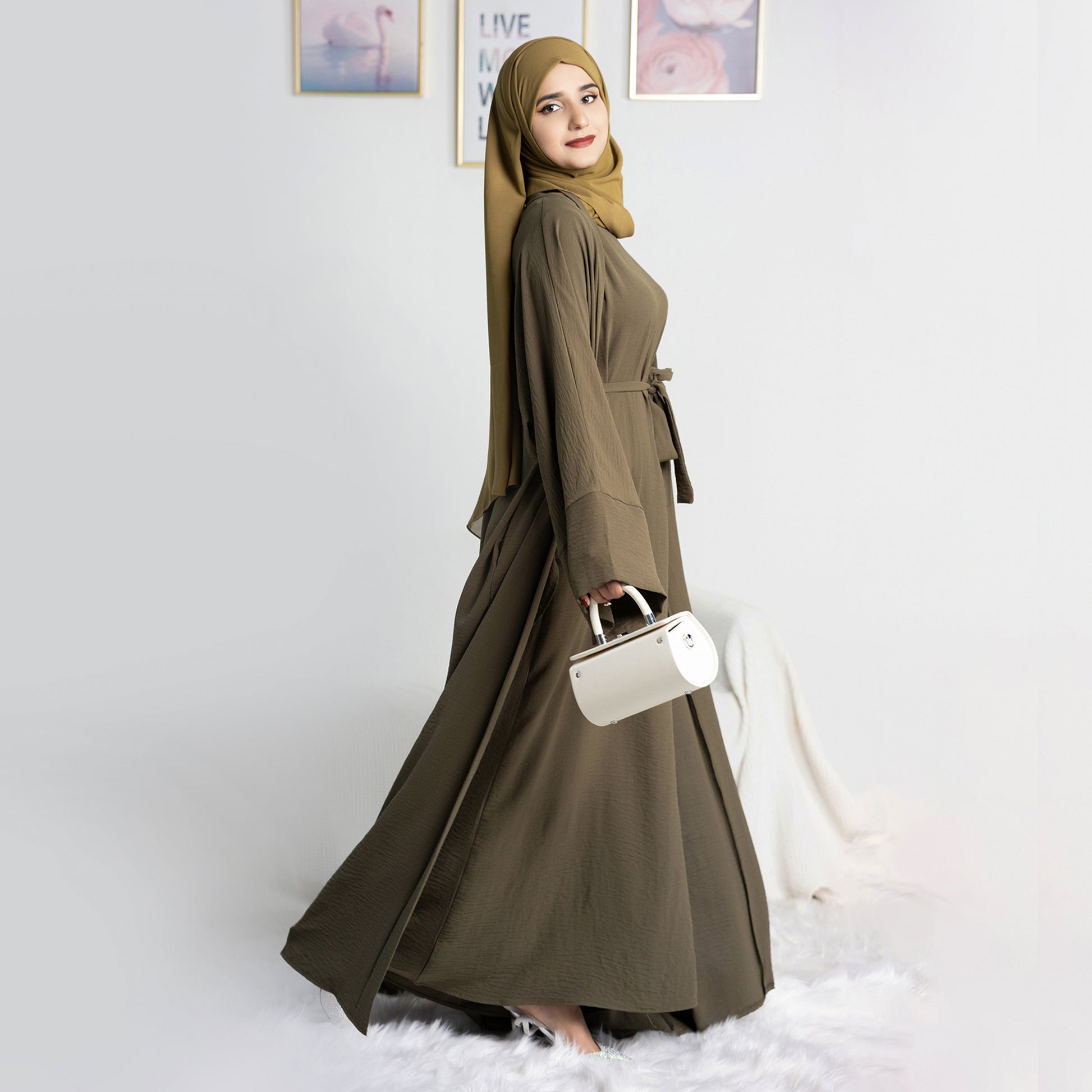 Flowy Sleeveless Inner Dress for Abaya - Eolante Clothing