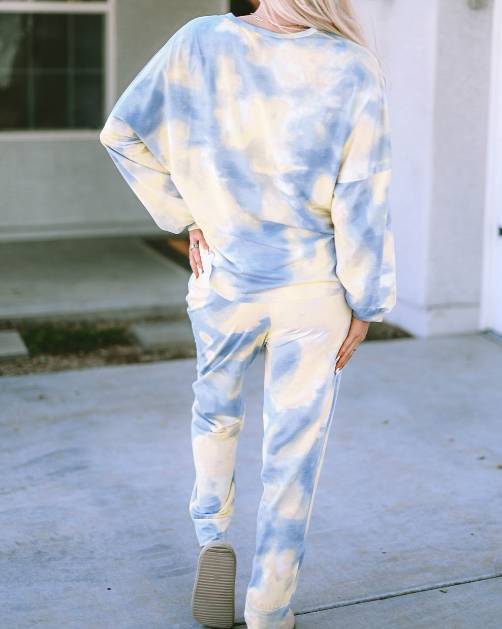 Tie Dye Top and Pants Loungewear Set - Eolante Clothing