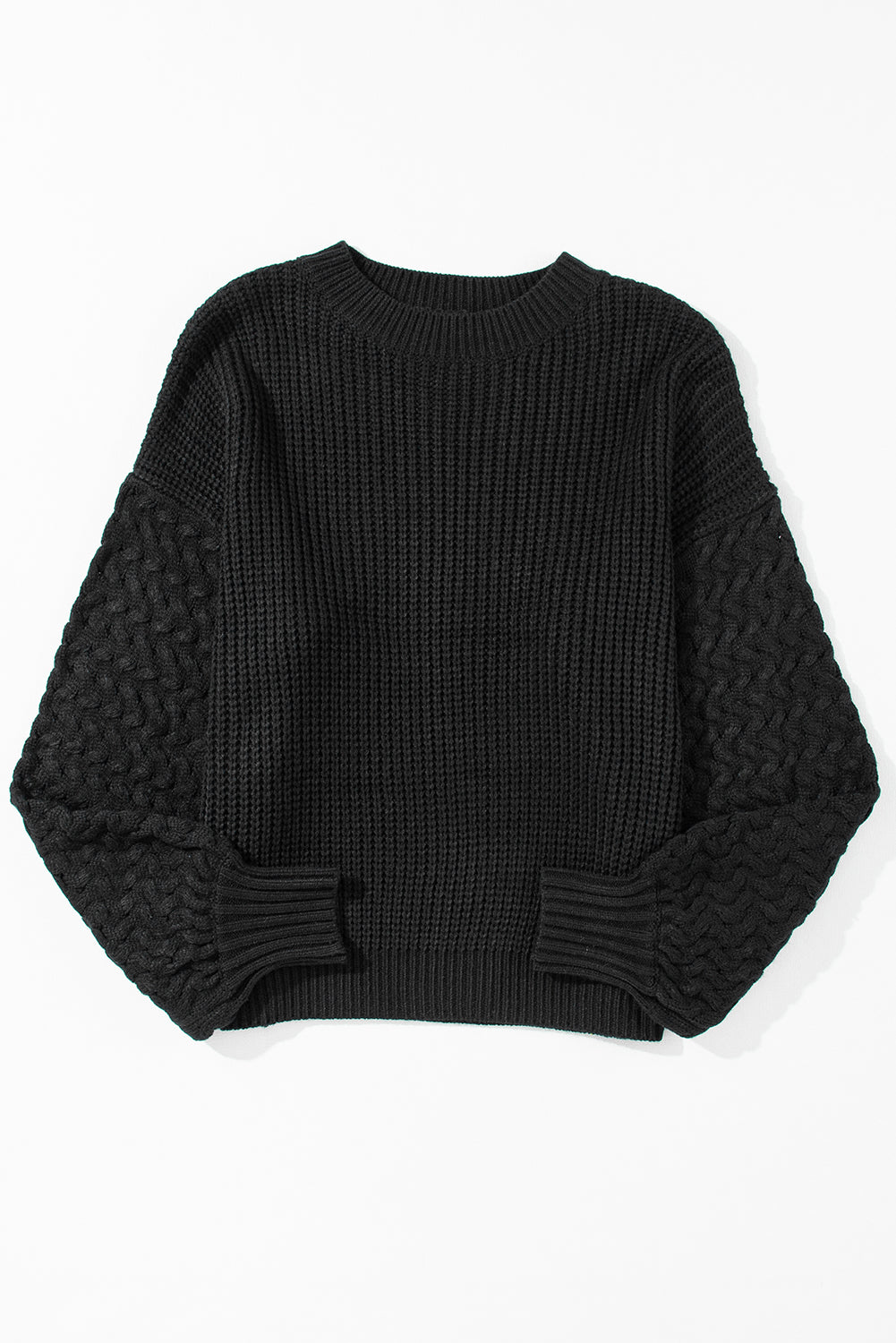 Drop Shoulder Knit Sweater - Eolante Clothing