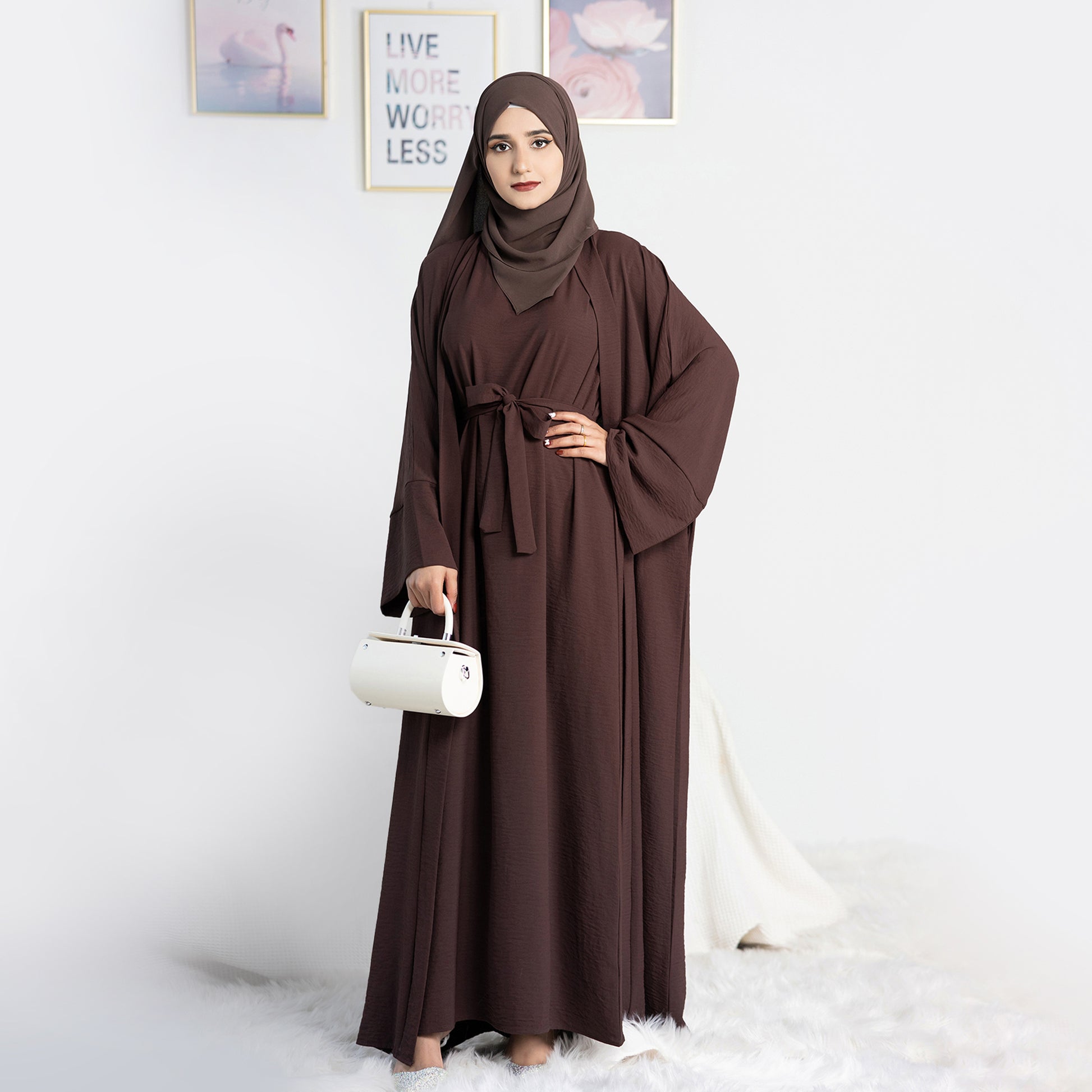 Flowy Sleeveless Inner Dress for Abaya - Eolante Clothing