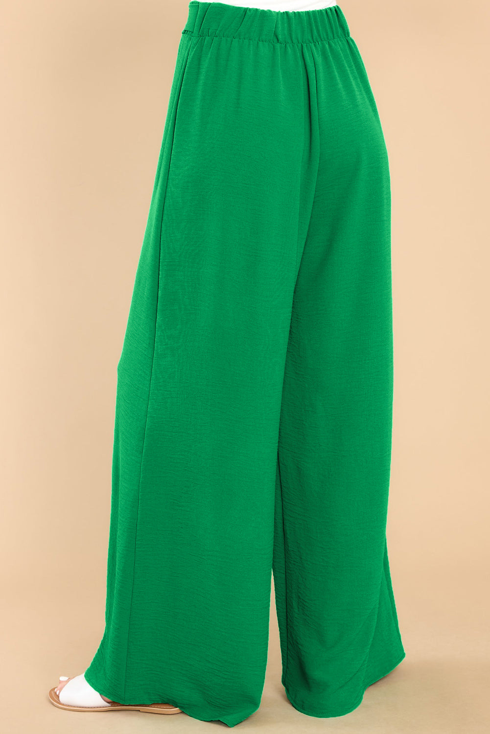 Loops Belted Wide Leg Pants - Eolante Clothing