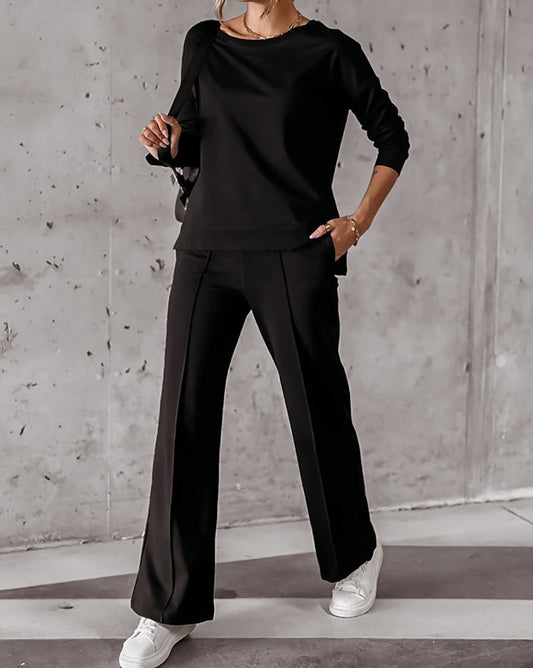 Pullover and Pants Loungewear Set - Eolante Clothing