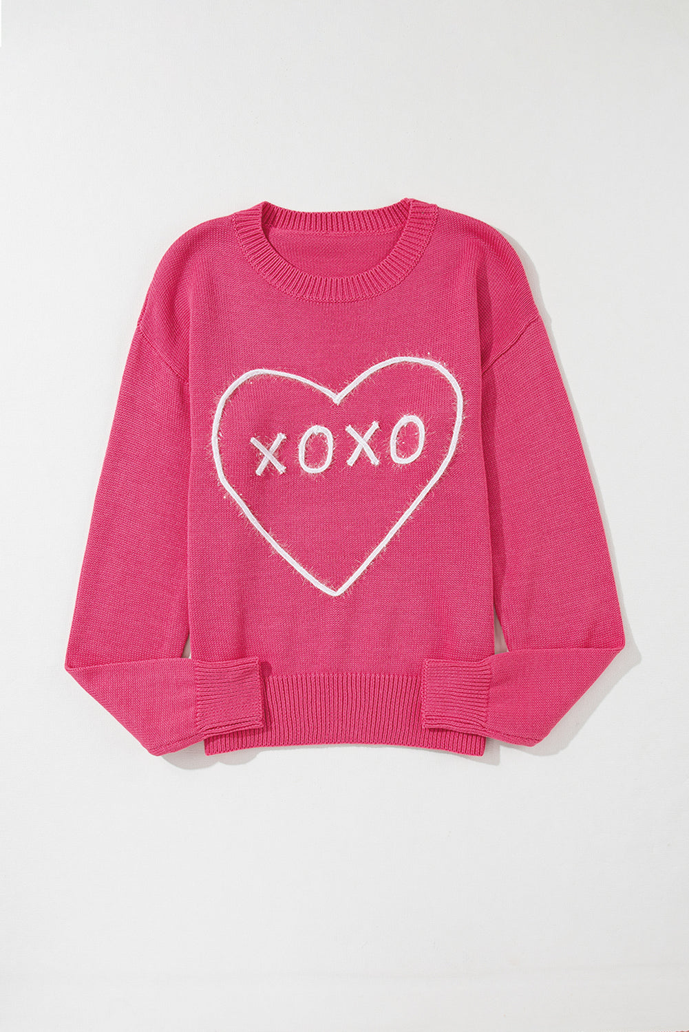 Drop Shoulder XOXO Sweater - Eolante Clothing