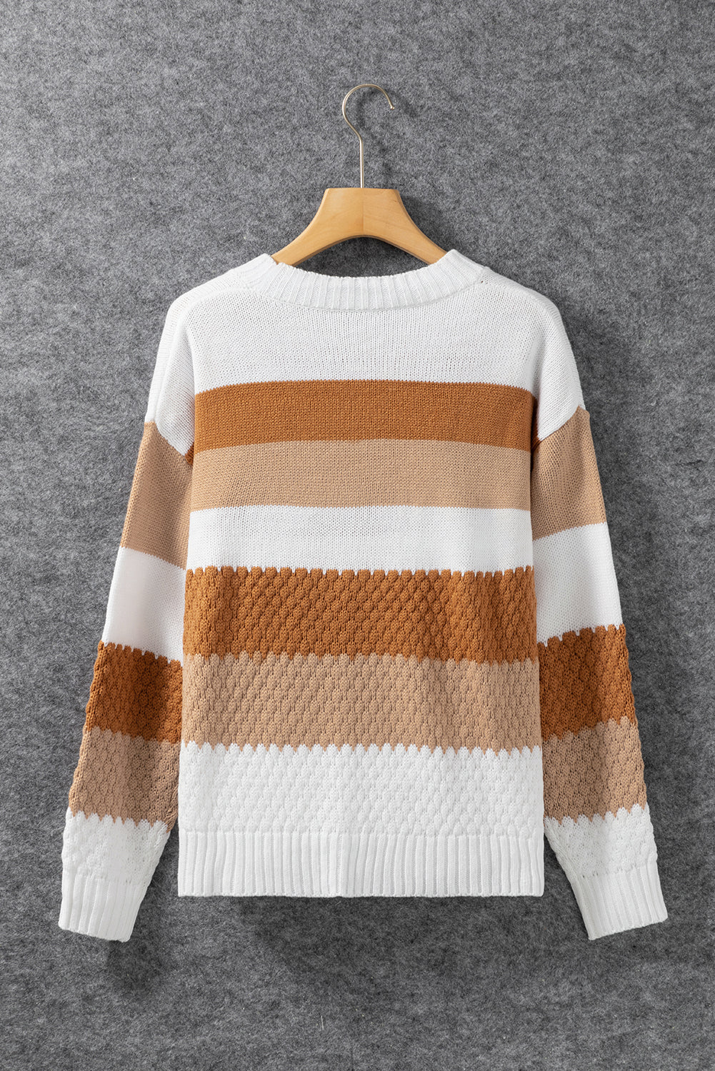 Cable Knit Shoulder Sweater - Eolante Clothing