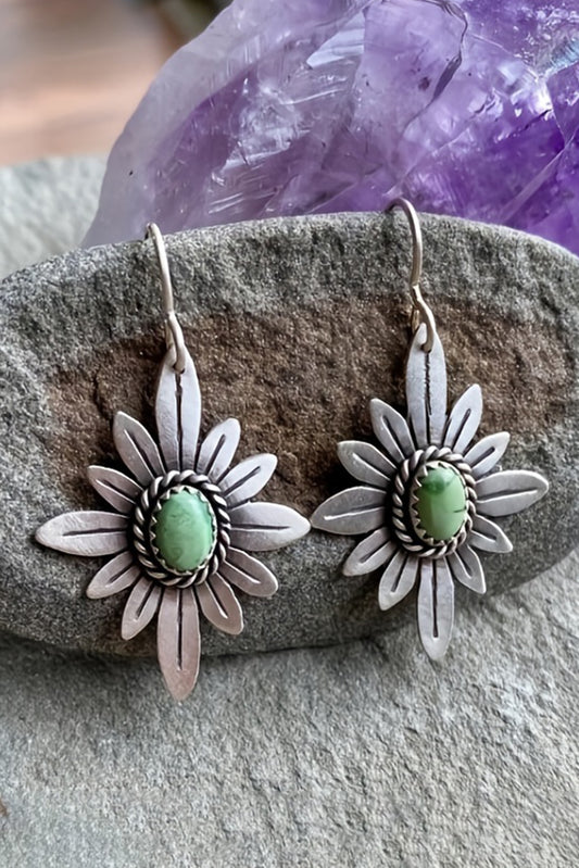 Western Floral Hook Earrings