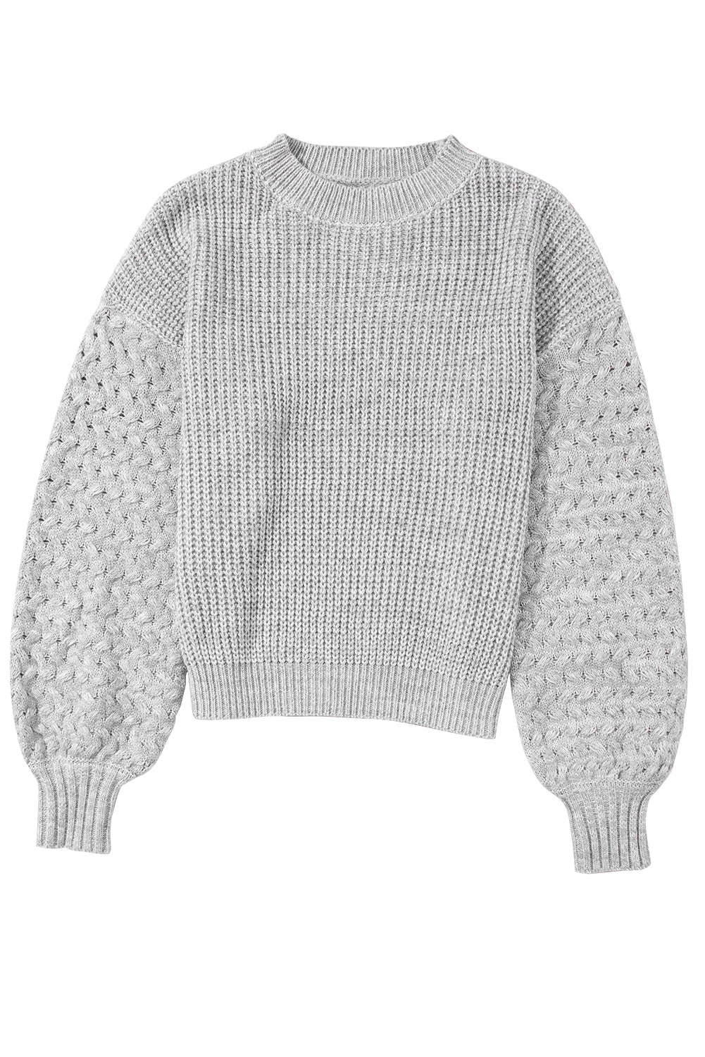 Drop Shoulder Knit Sweater - Eolante Clothing