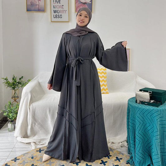 Reversed Seam Open Abaya | Eolante Clothing