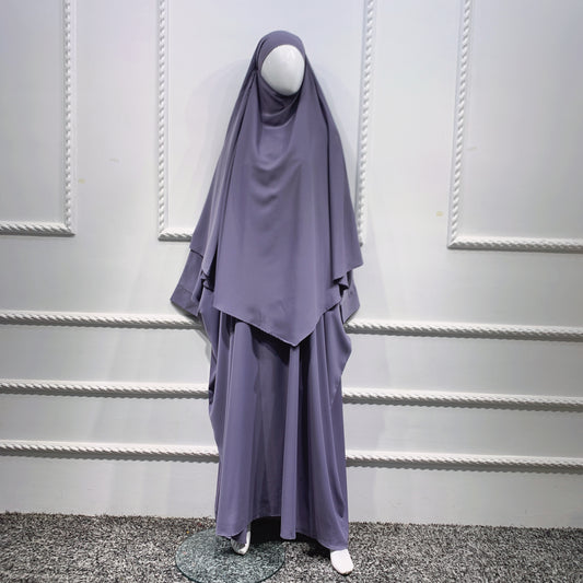 Prayer Dress Abaya Oversized with Hijab Set