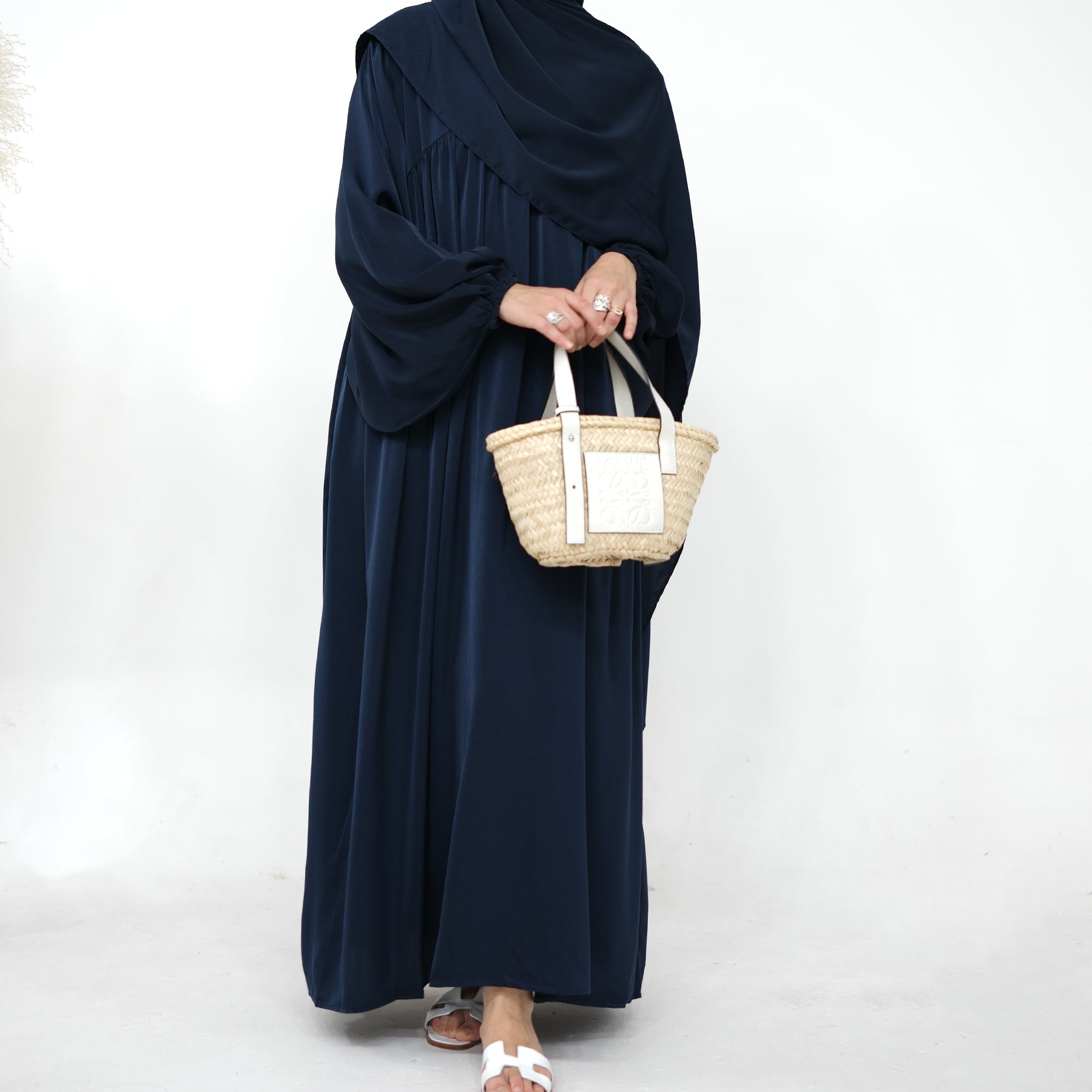 Loose Abaya Dress in Navy | Eolante Clothing 