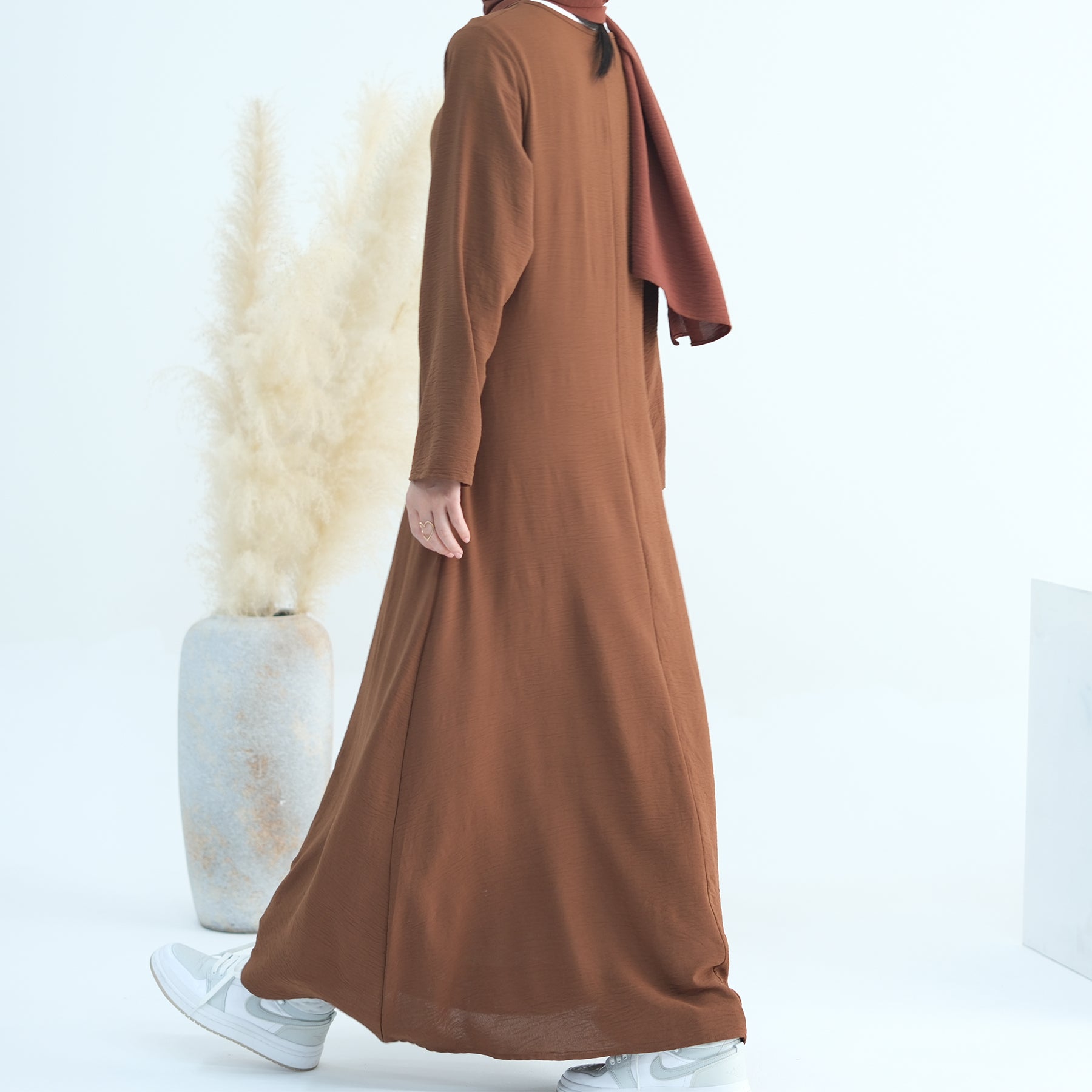 Inner Dress for Abaya in Brown | Eolante Clothing 