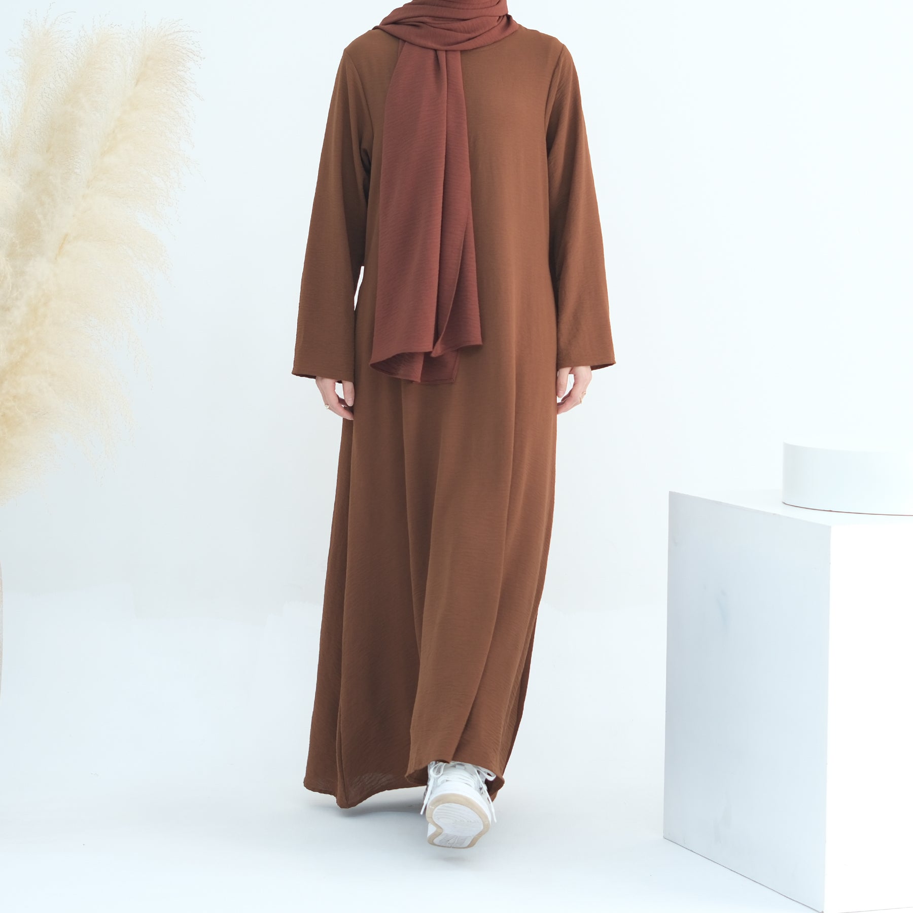 Inner Dress for Abaya in Brown | Eolante Clothing 