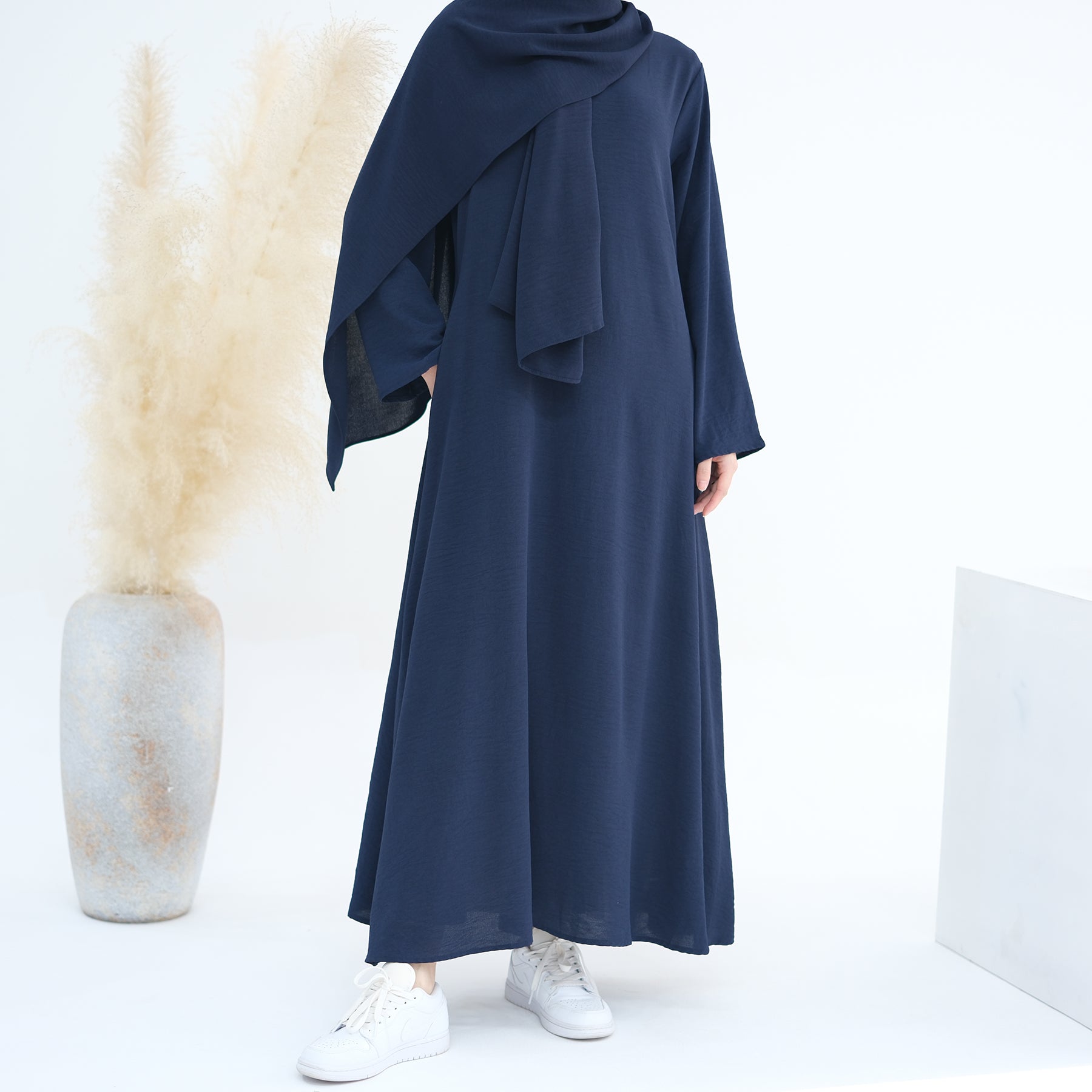 Inner Dress for Abaya in Navy | Eolante Clothing 