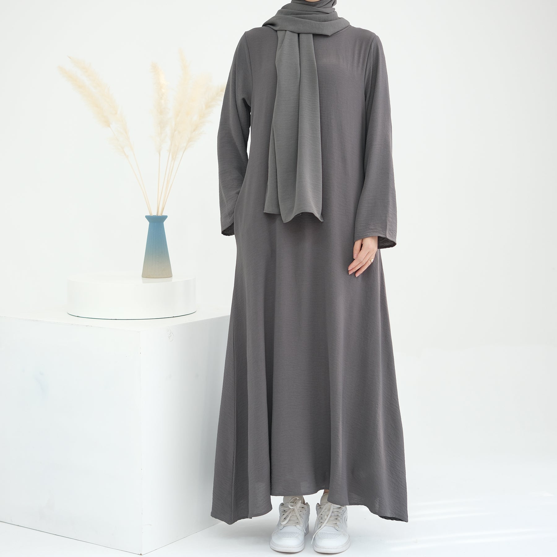 Gray Inner Dress for Abaya | Eolante Clothing 