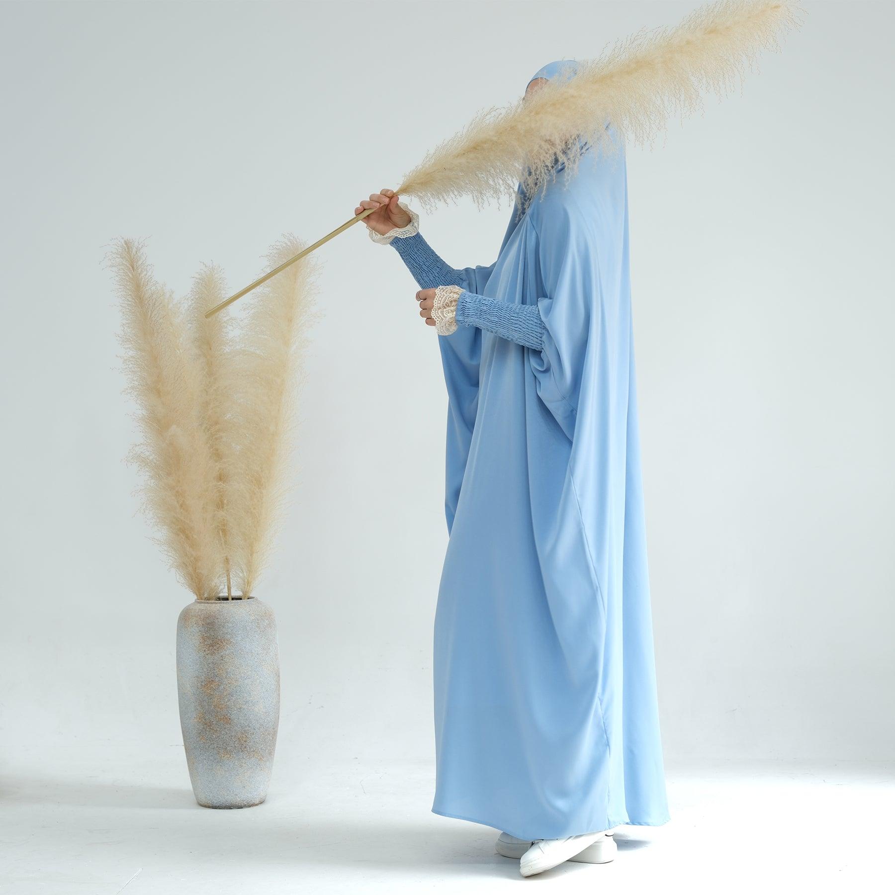 Loose Abaya Dress in Light Blue | Eolante Clothing 