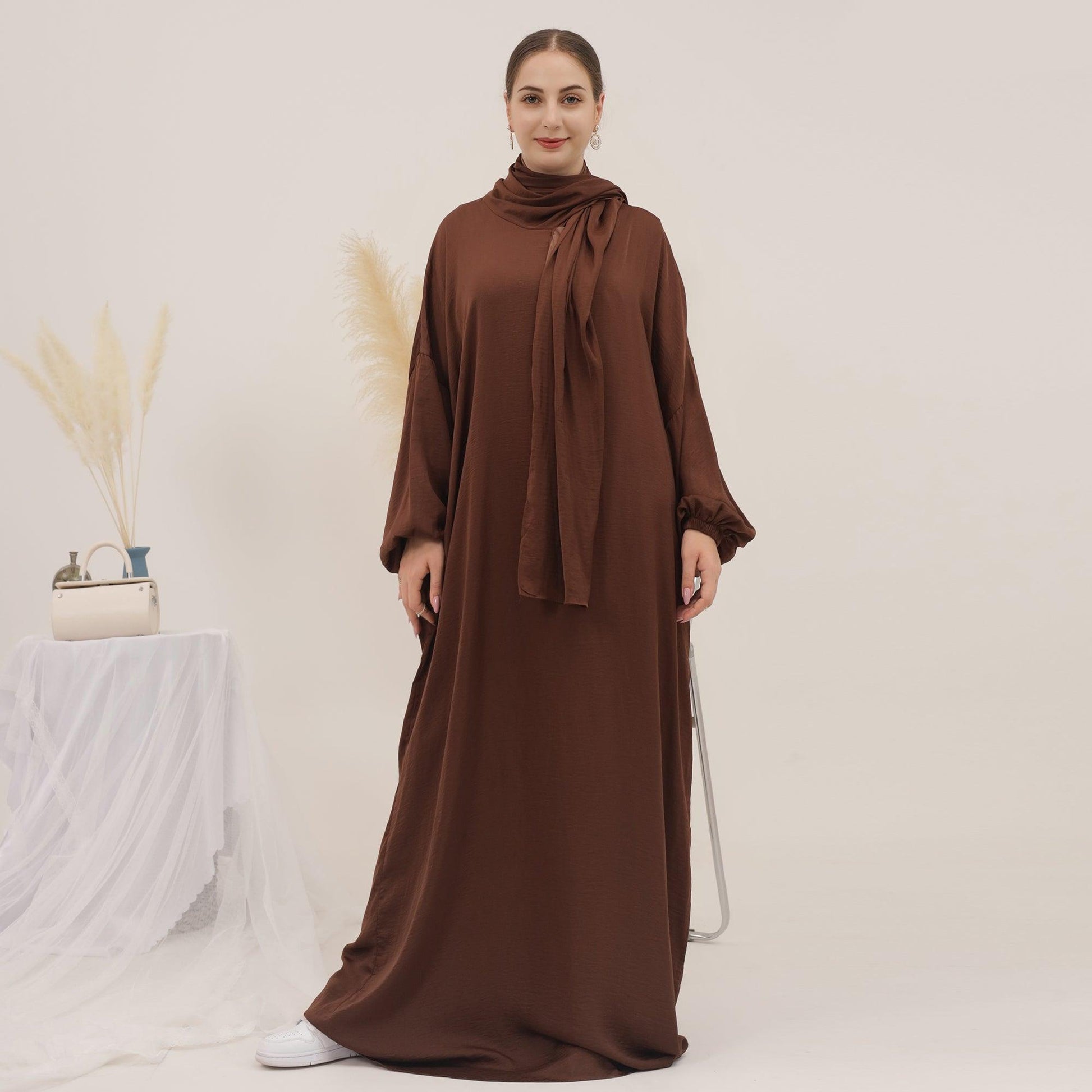 Oversized Abaya Dress & Headscarf | Eolante Clothing 