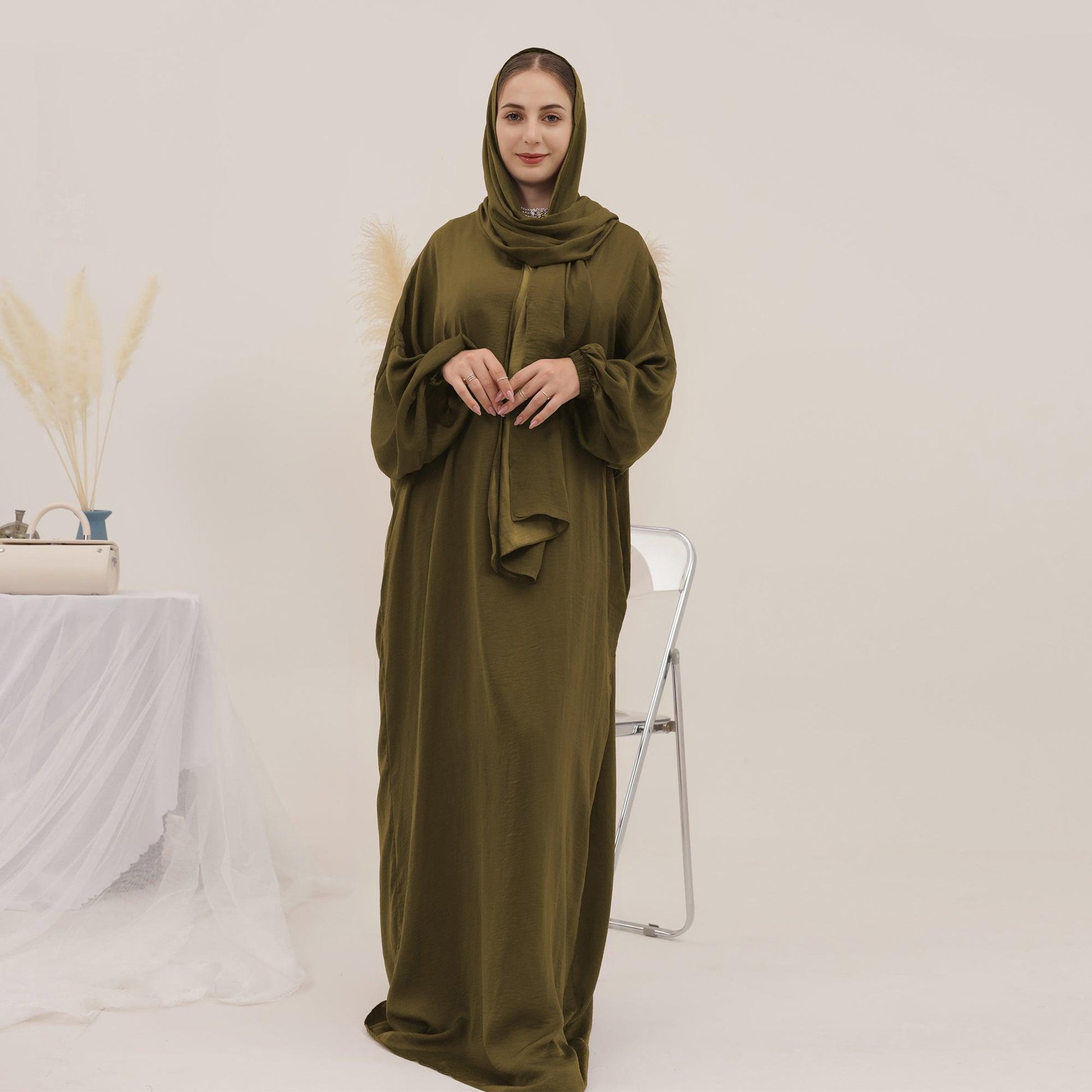 Oversized Abaya Dress & Headscarf | Eolante Clothing 