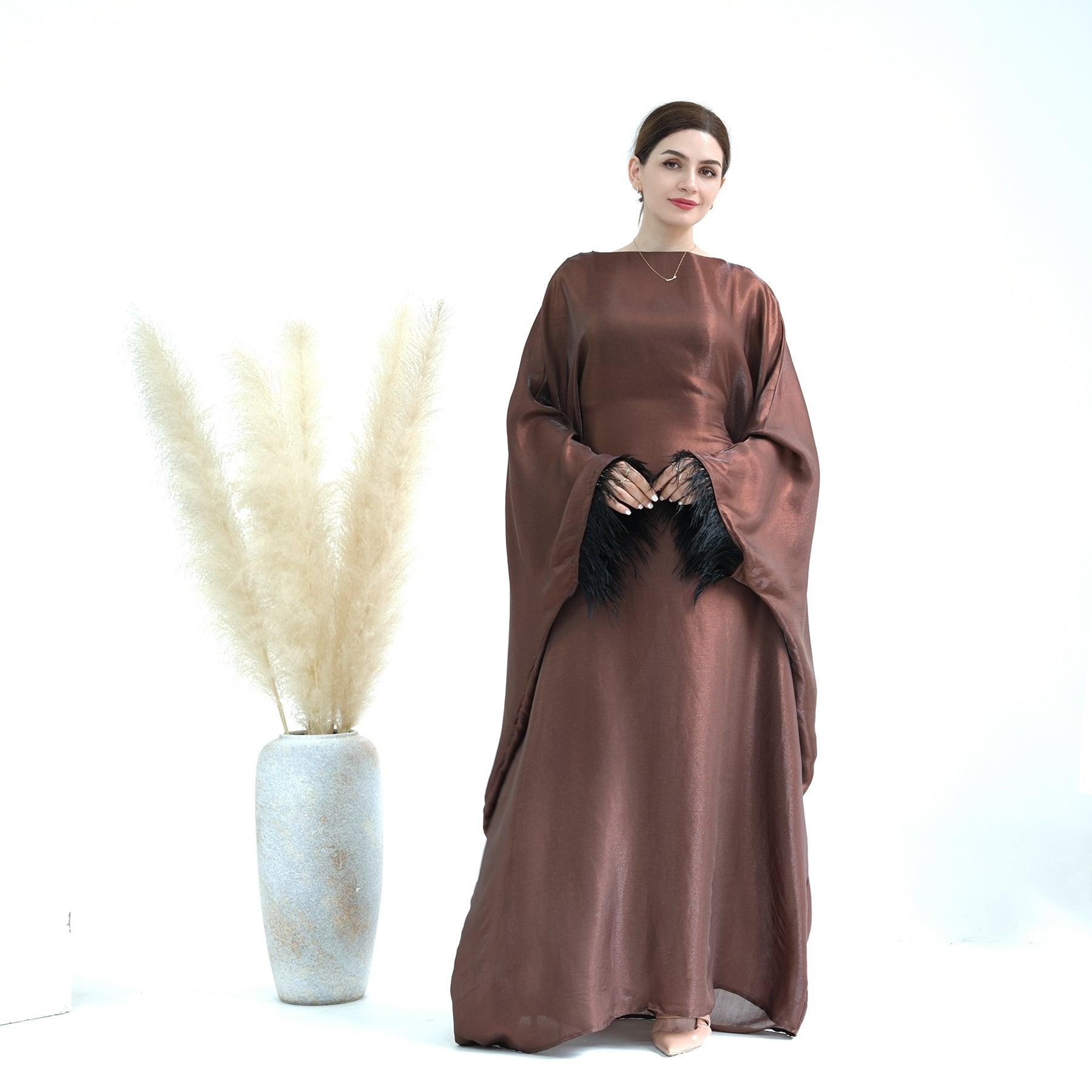 Maxi Abaya Dress with Inside Belt | Eolante Clothing 