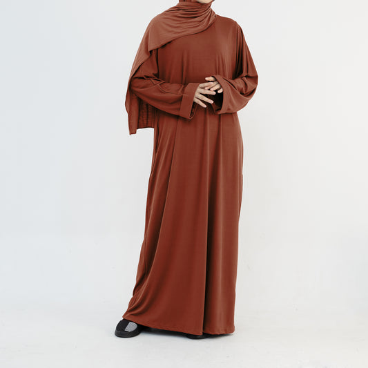 Knitted Abaya Maxi Dress | Eolante Clothing 