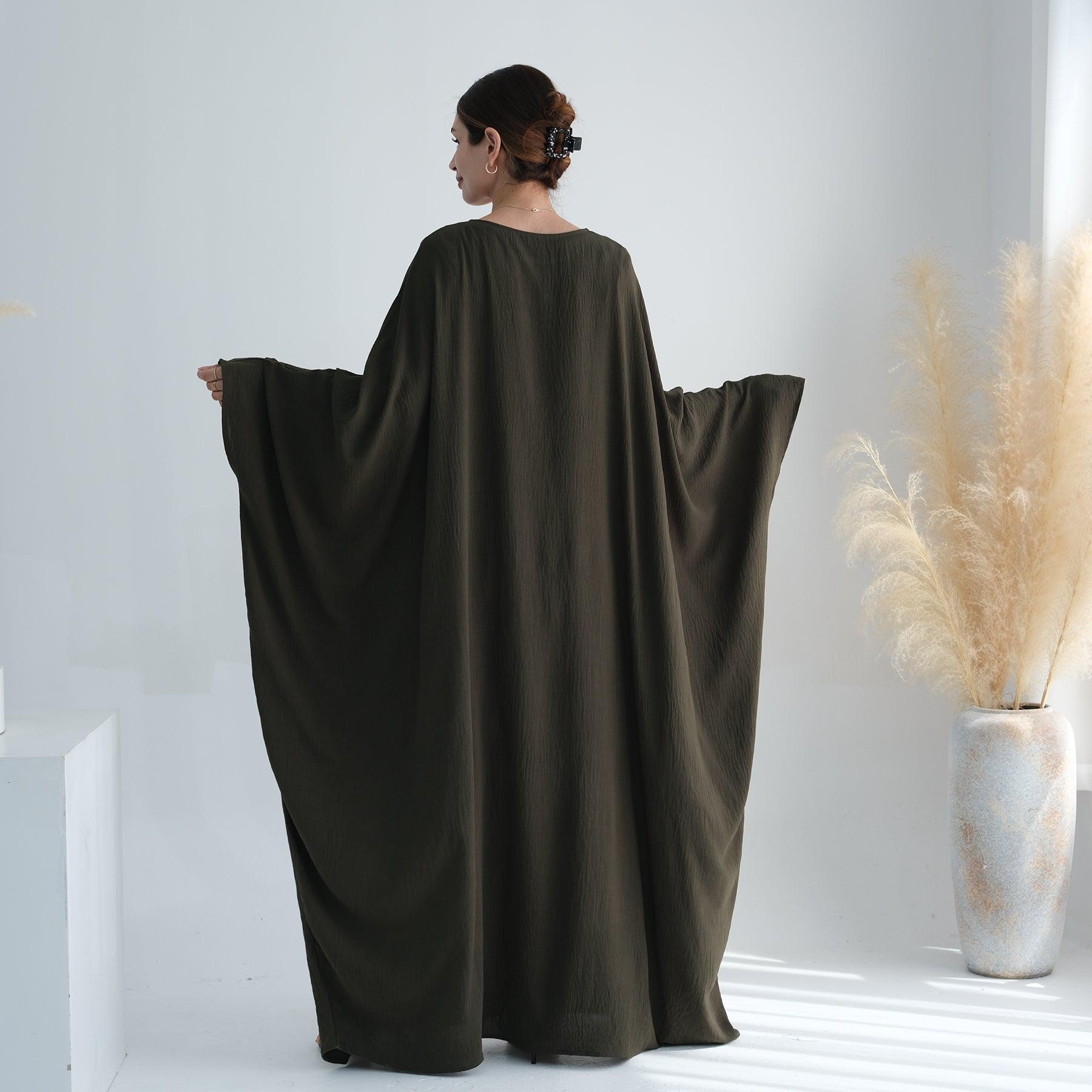 Butterfly-Sleeve in Abaya Dress | Eolante Clothing 