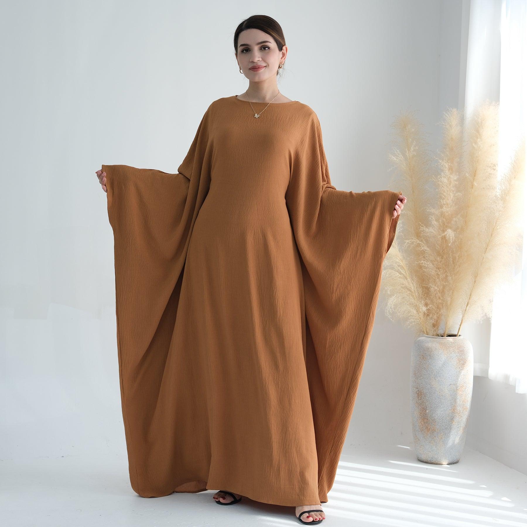 Maxi Dress Abaya in Cinched Style | Eolante Clothing 