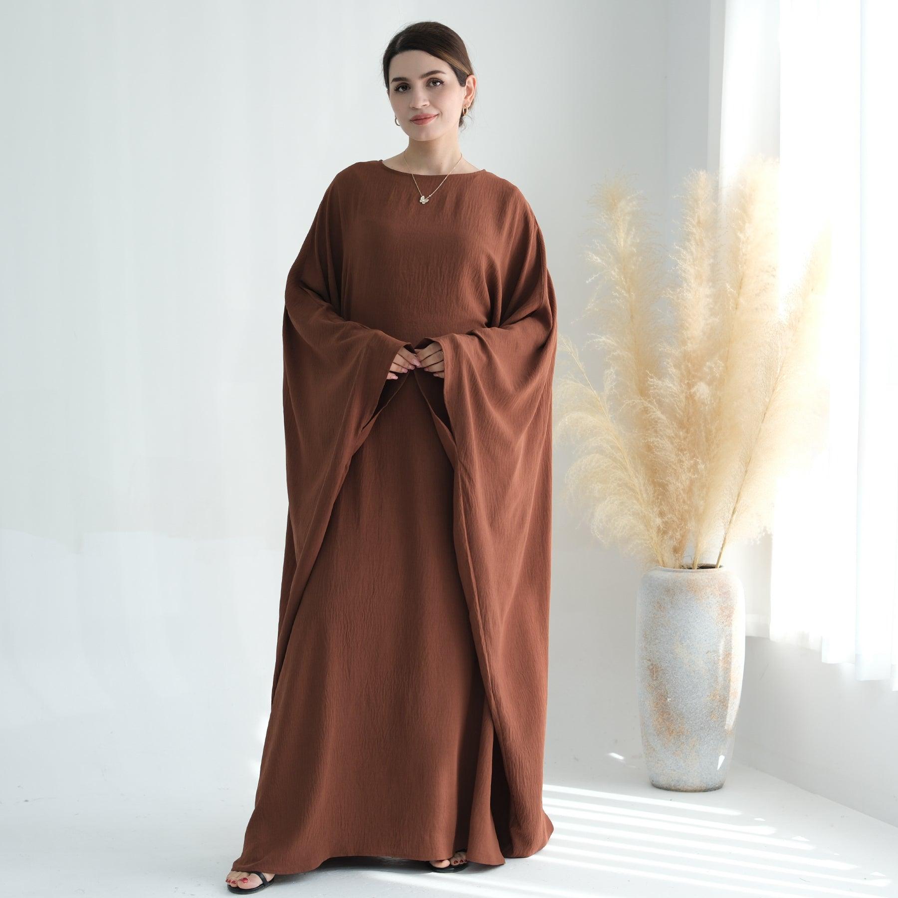 Cinched Waist Maxi Dress Abaya | Eolante Clothing 