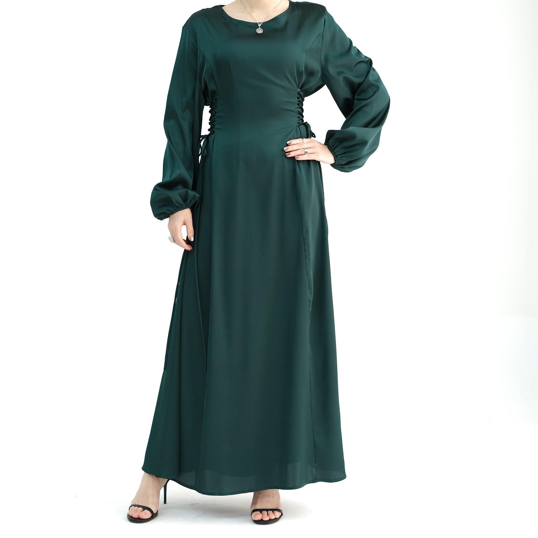 Bubble Sleeves in Maxi Abaya | Eolante Clothing 