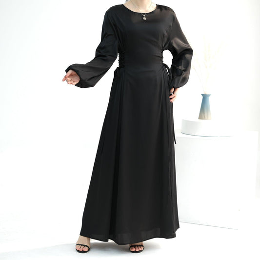 Cinched Waist Style in Maxi Abaya | Eolante Clothing 