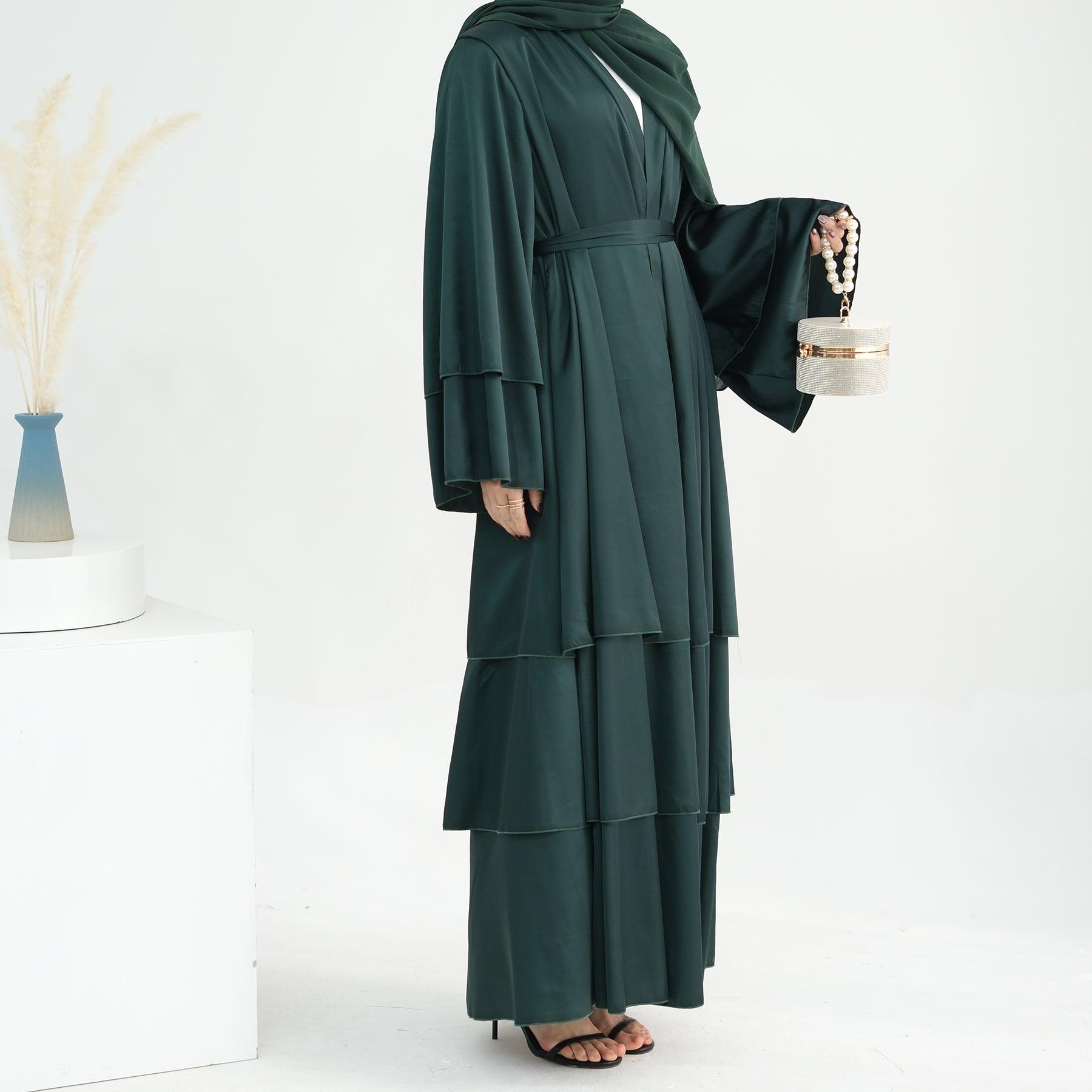 Open Abaya with Bell Sleeves | Eolante Clothing 