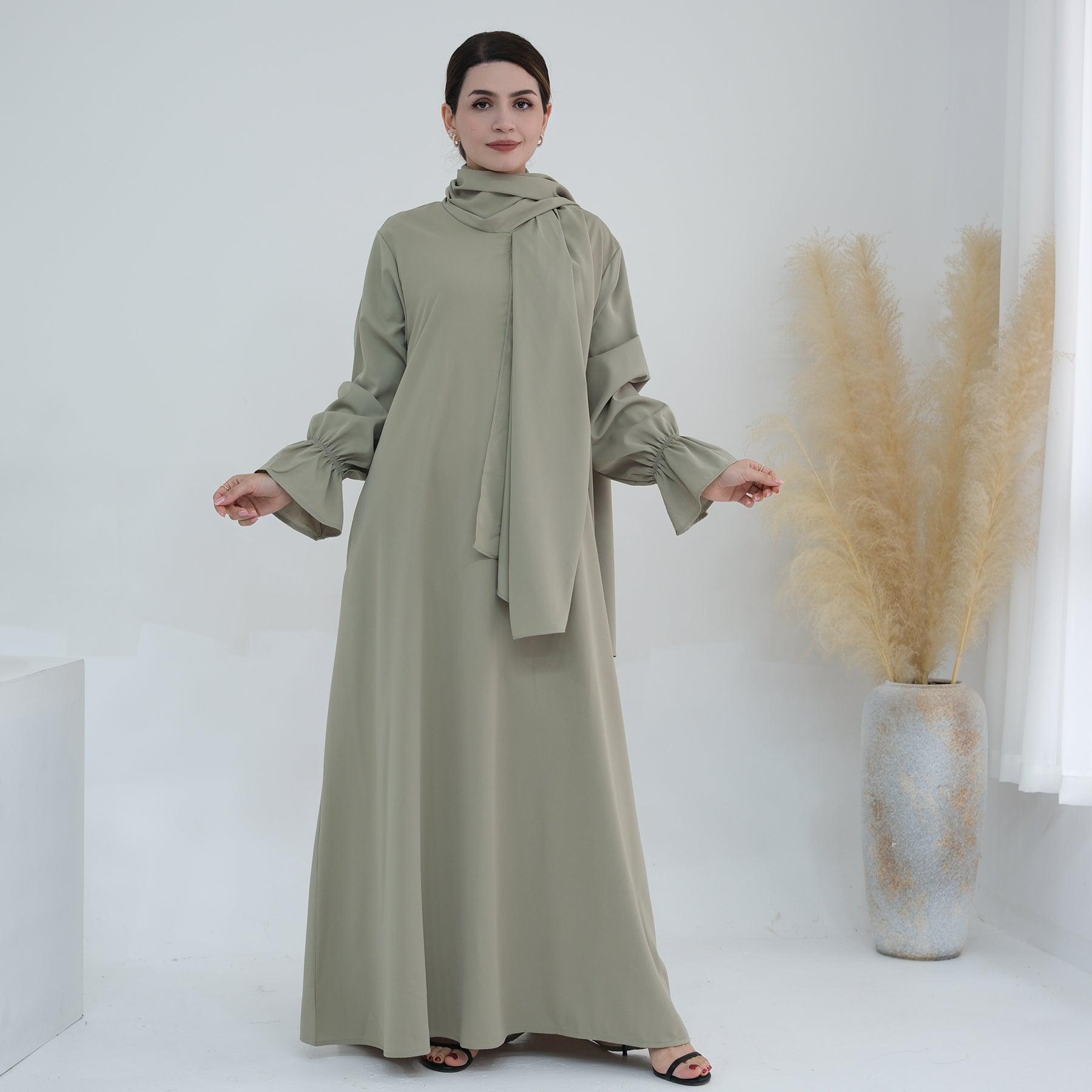 Cuffed Sleeve in Abaya Design | Eolante Clothing 