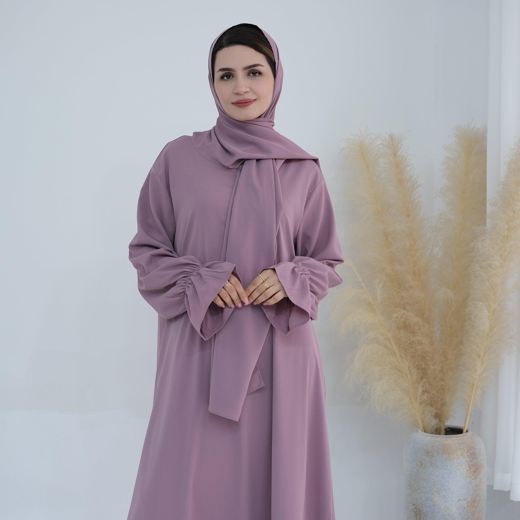 Bat Sleeves Abaya with Hijab | Eolante Clothing 