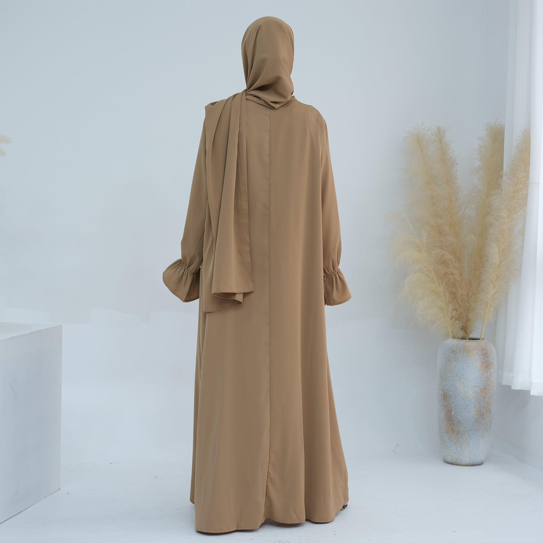 Cuffed Sleeve in Abaya Dress | Eolante Clothing 