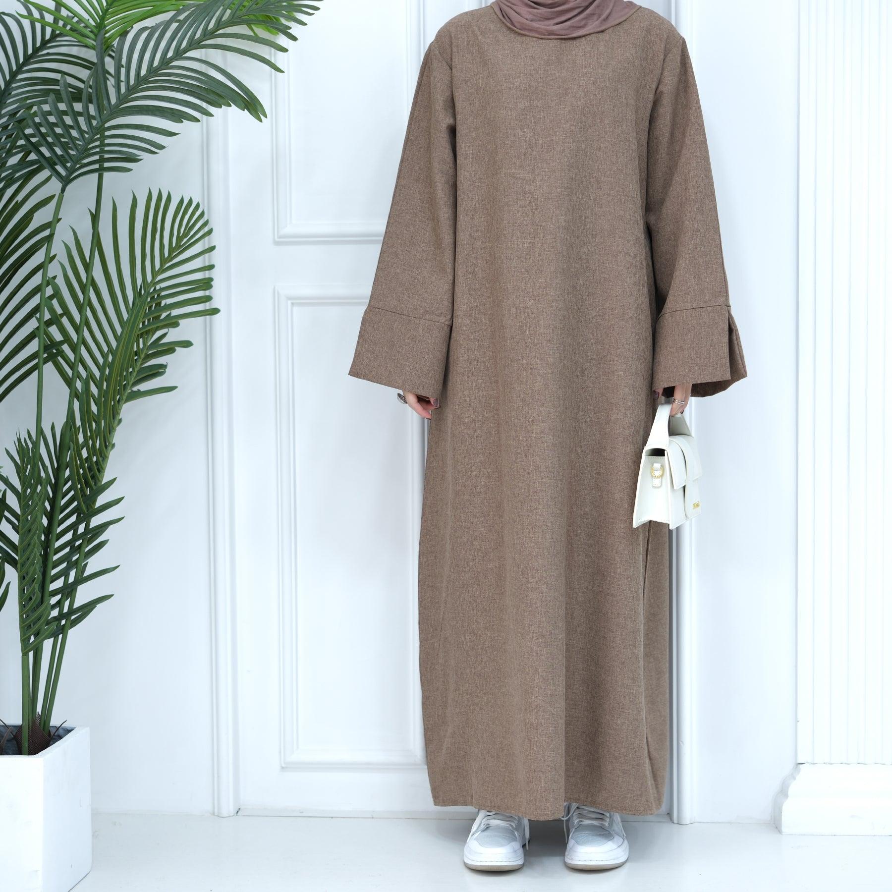 Oversized Abaya in Khaki | Eolante Clothing 