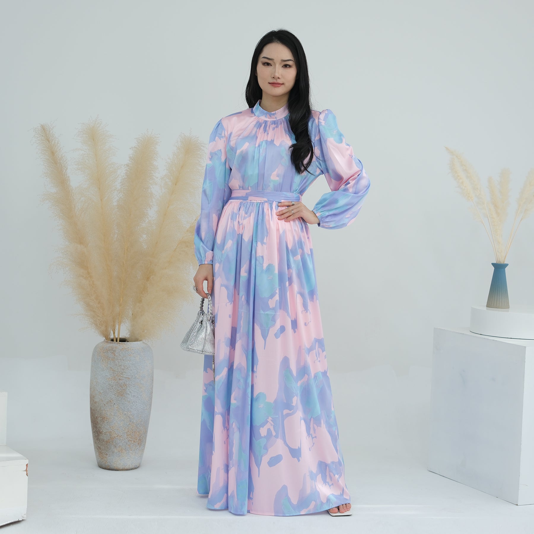 High Voller Tie-Dye Style in Maxi Abaya | Eolante Clothing 