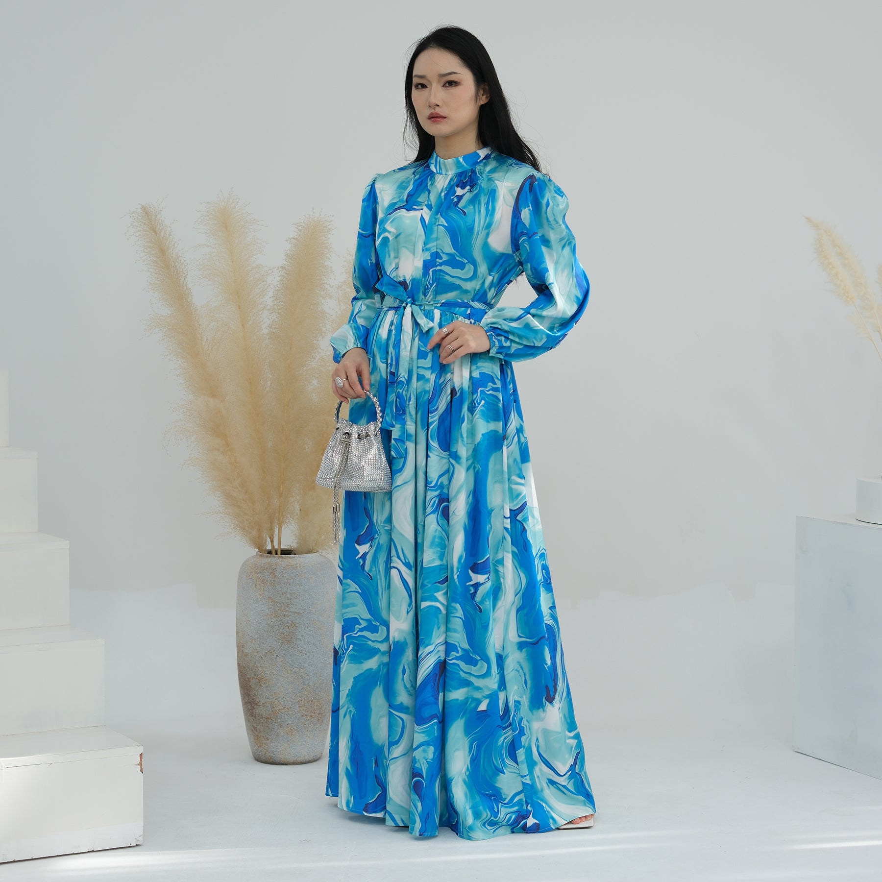 High Voller Maxi Abaya & Belt | Eolante Clothing 