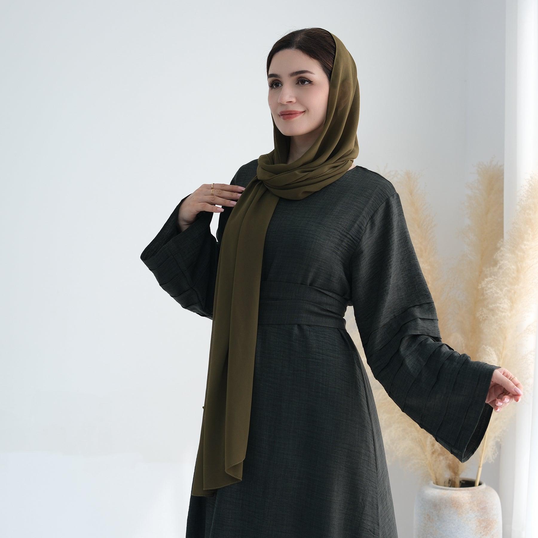 Cuff Sleeves in Abaya Dress | Eolante Clothing 