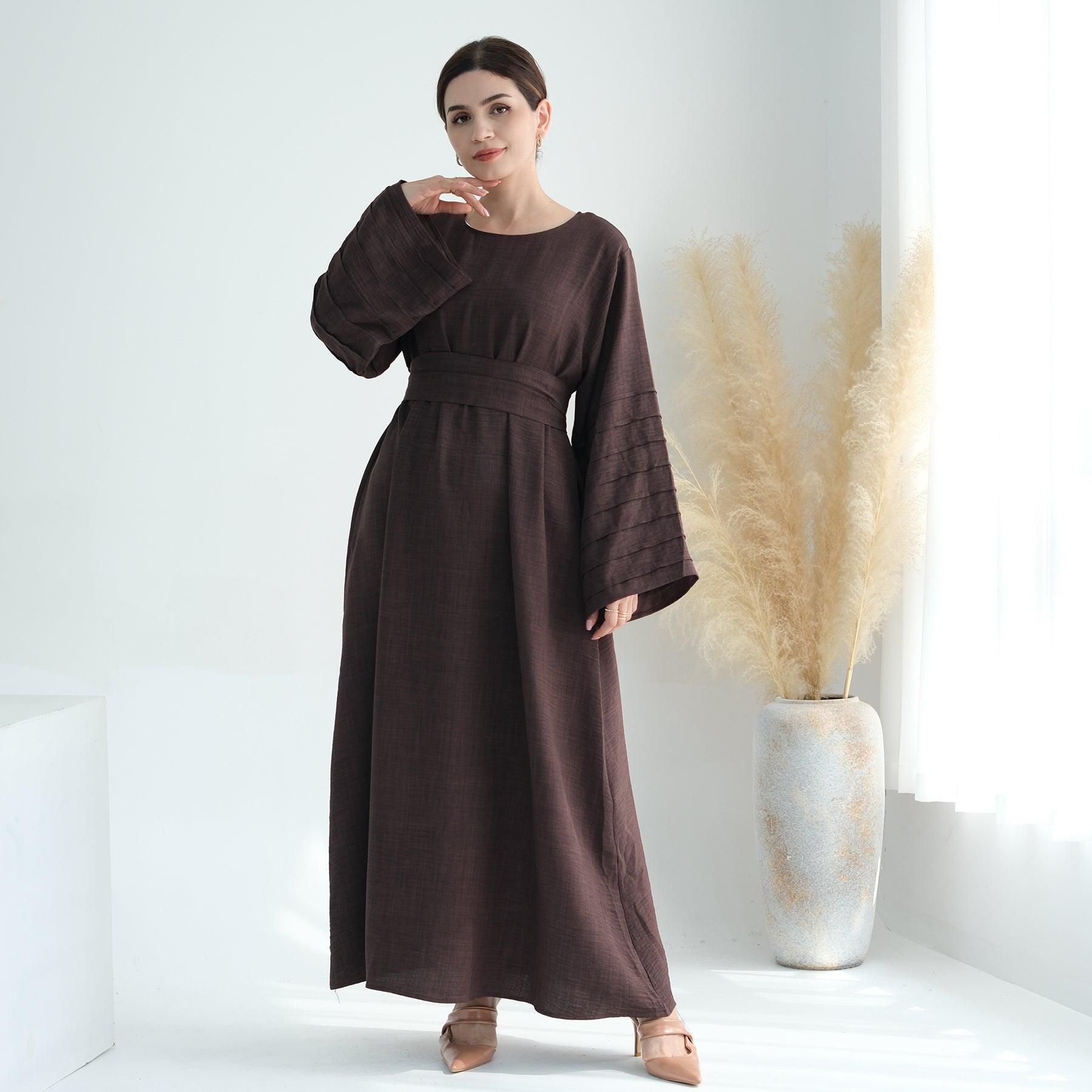 Cuff Sleeves in Abaya Maxi Dress | Eolante Clothing 