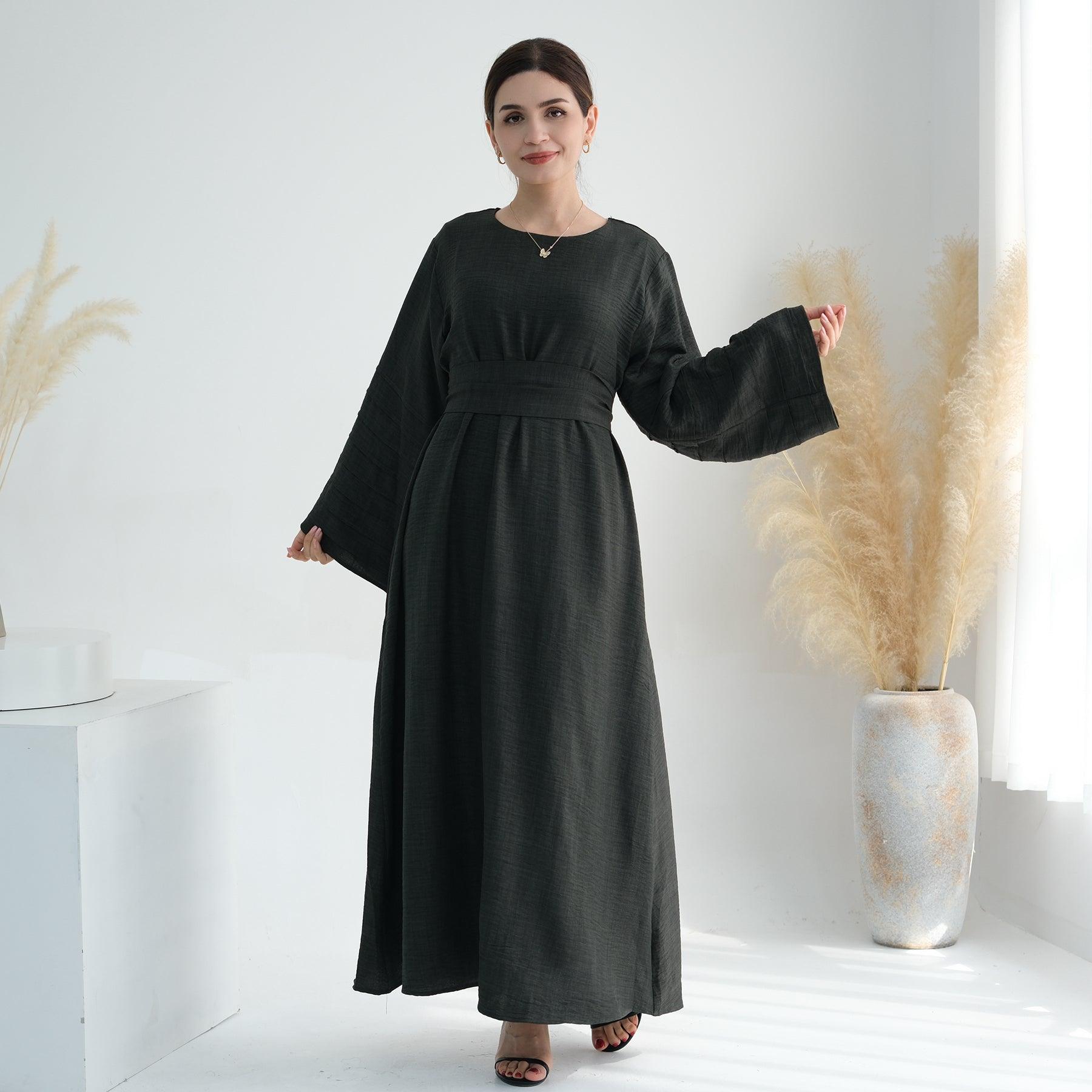 Maxi Abaya Dress with Layered Sleeves | Eolante Clothing 