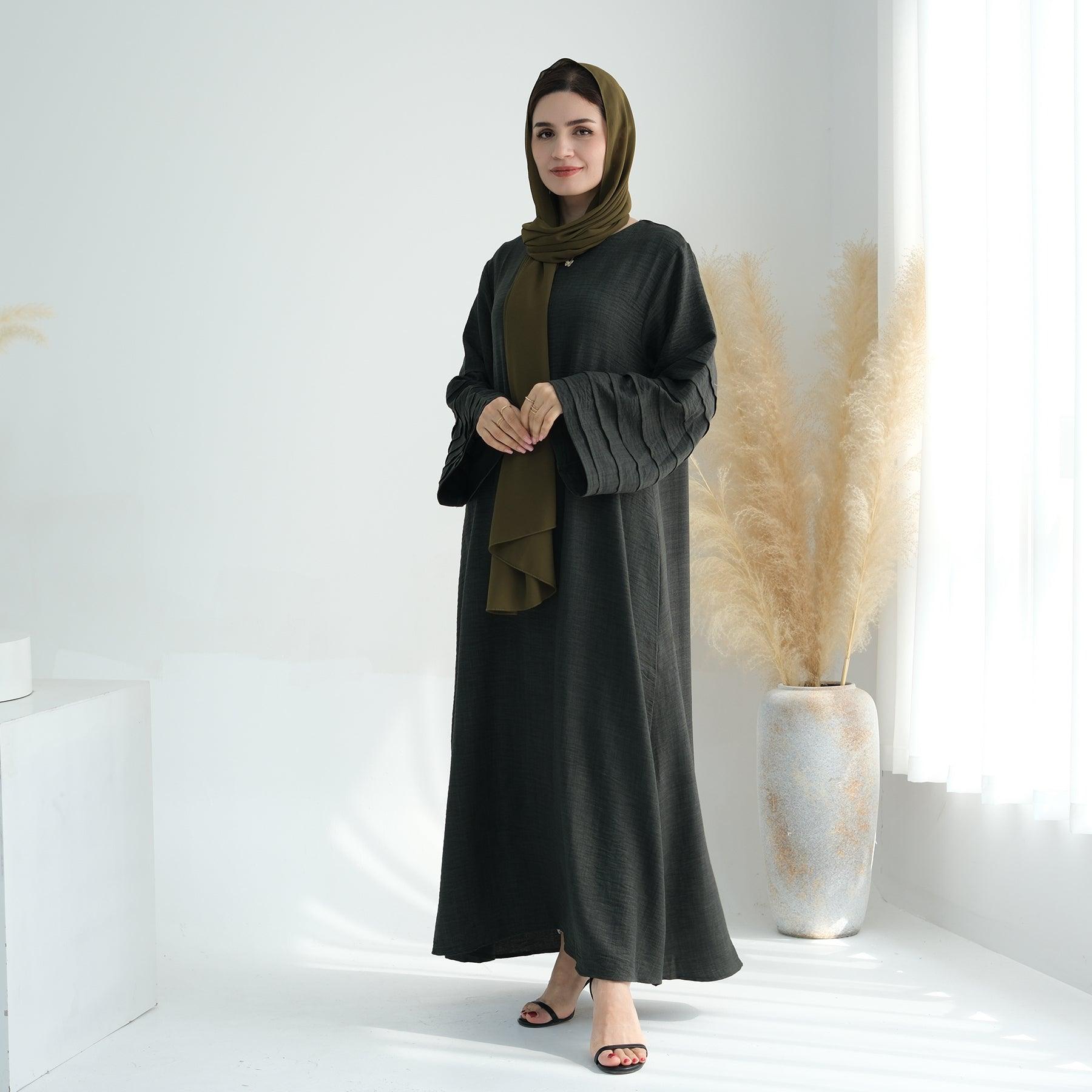 Maxi Abaya with Cuff Sleeves | Eolante Clothing 