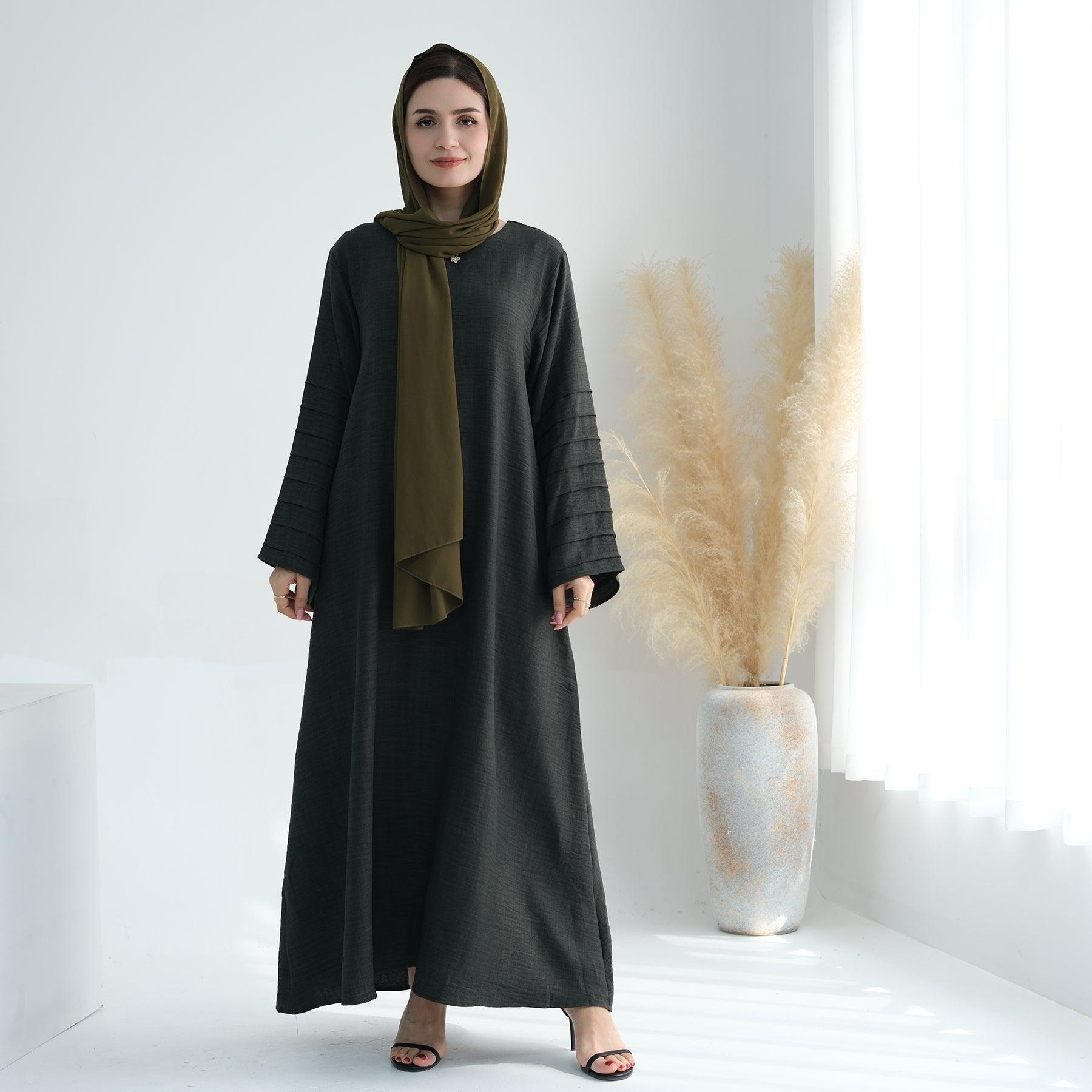 Layered Sleeves Style on Abaya Dress | Eolante Clothing 